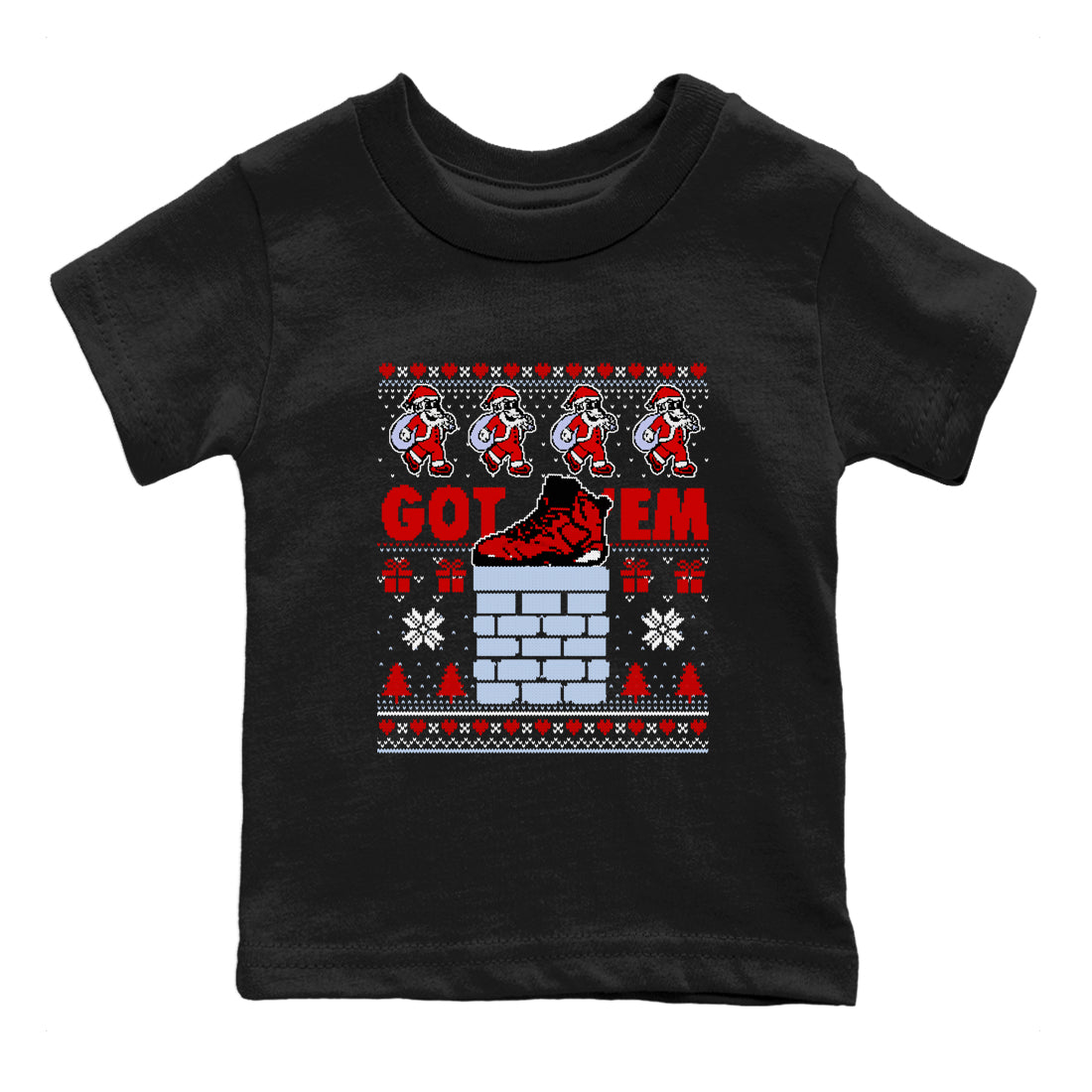Got'em Santa snkmatch Tees Kids - Air Jordan 6 Toro Bravo