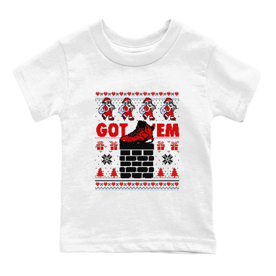 Got'em Santa snkmatch Tees Kids - Air Jordan 6 Toro Bravo