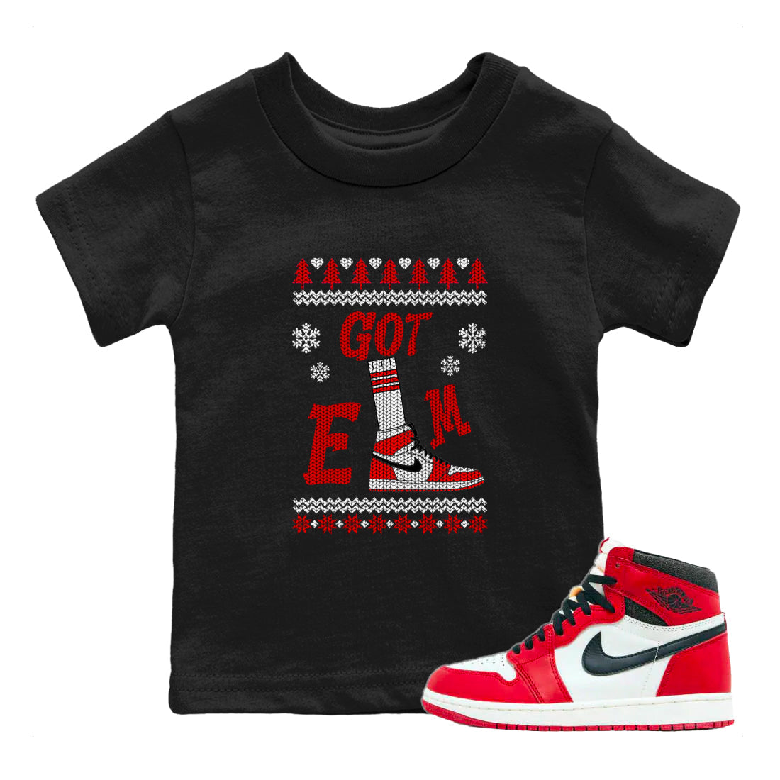 Gotem Sweater snkmatch Tees Kids - Air Jordan 1 Chicago