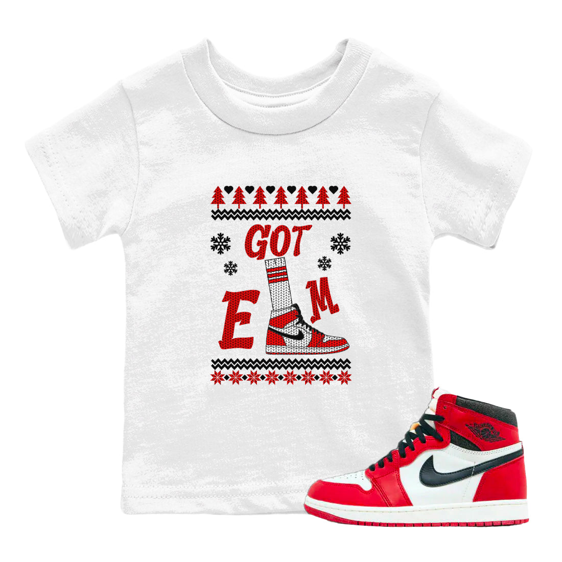 Gotem Sweater snkmatch Tees Kids - Air Jordan 1 Chicago