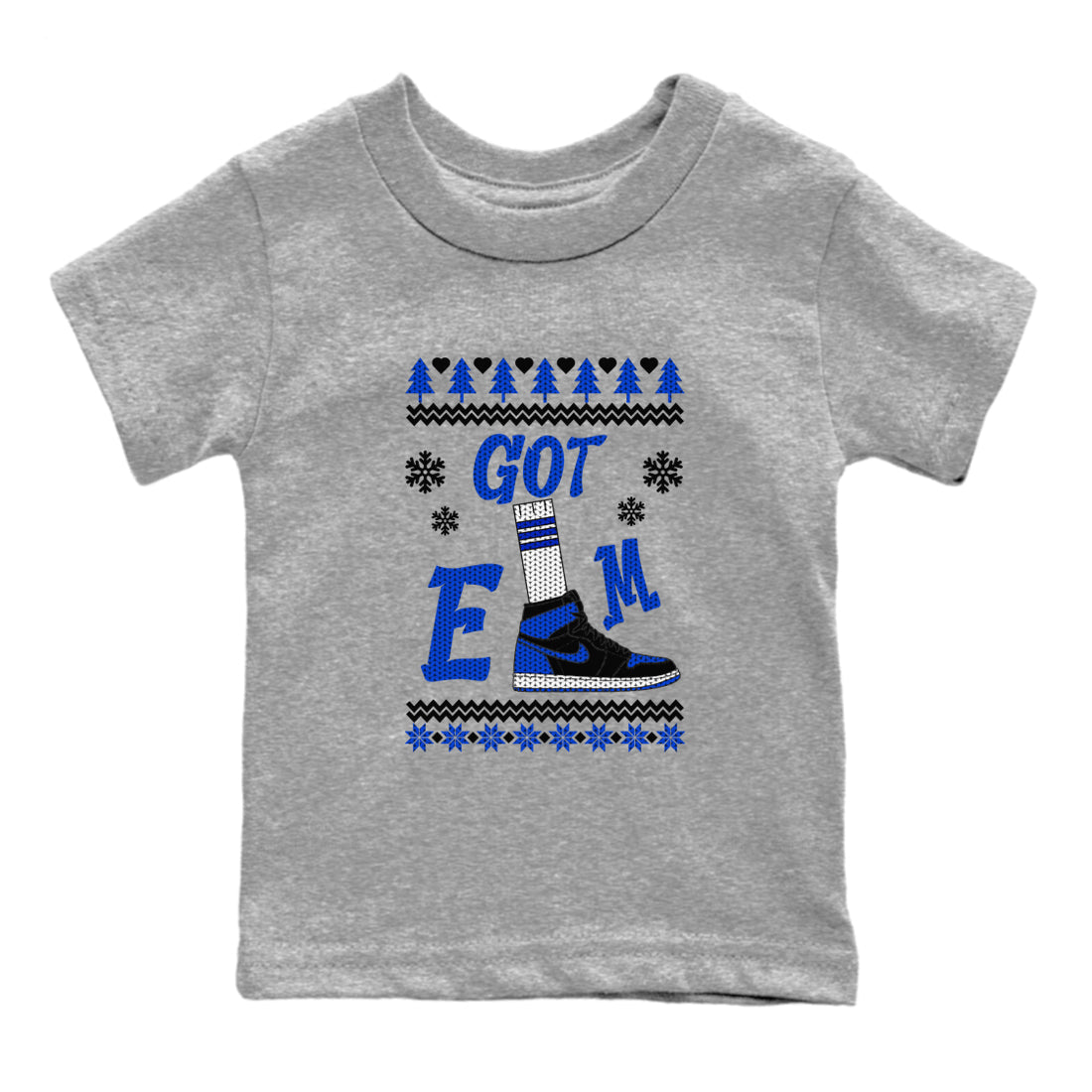Gotem Sweater snkmatch Tees Kids - Air Jordan 1 Royal Reimagined