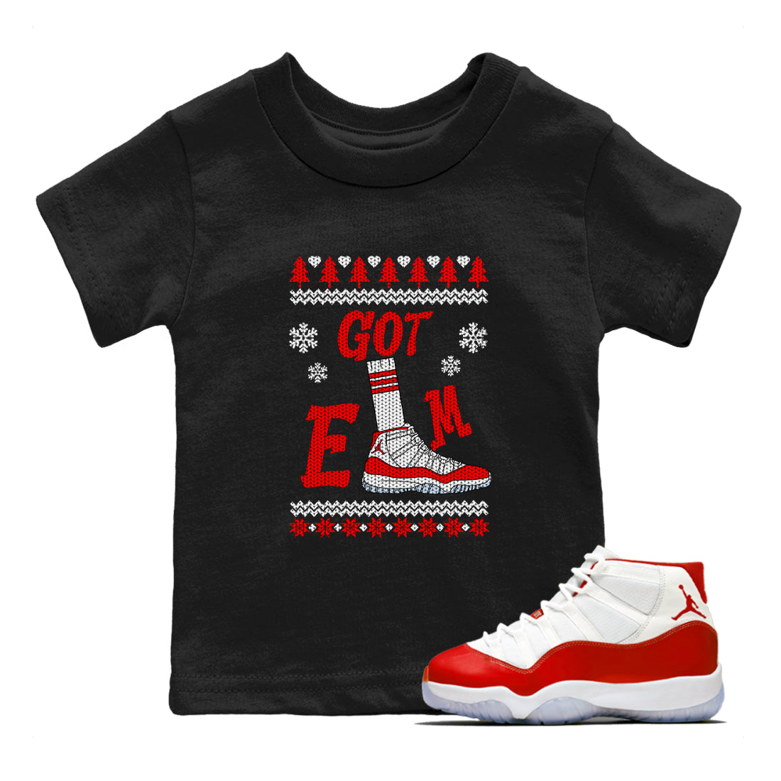 Gotem Sweater snkmatch Tees Kids - Air Jordan 11 Cherry