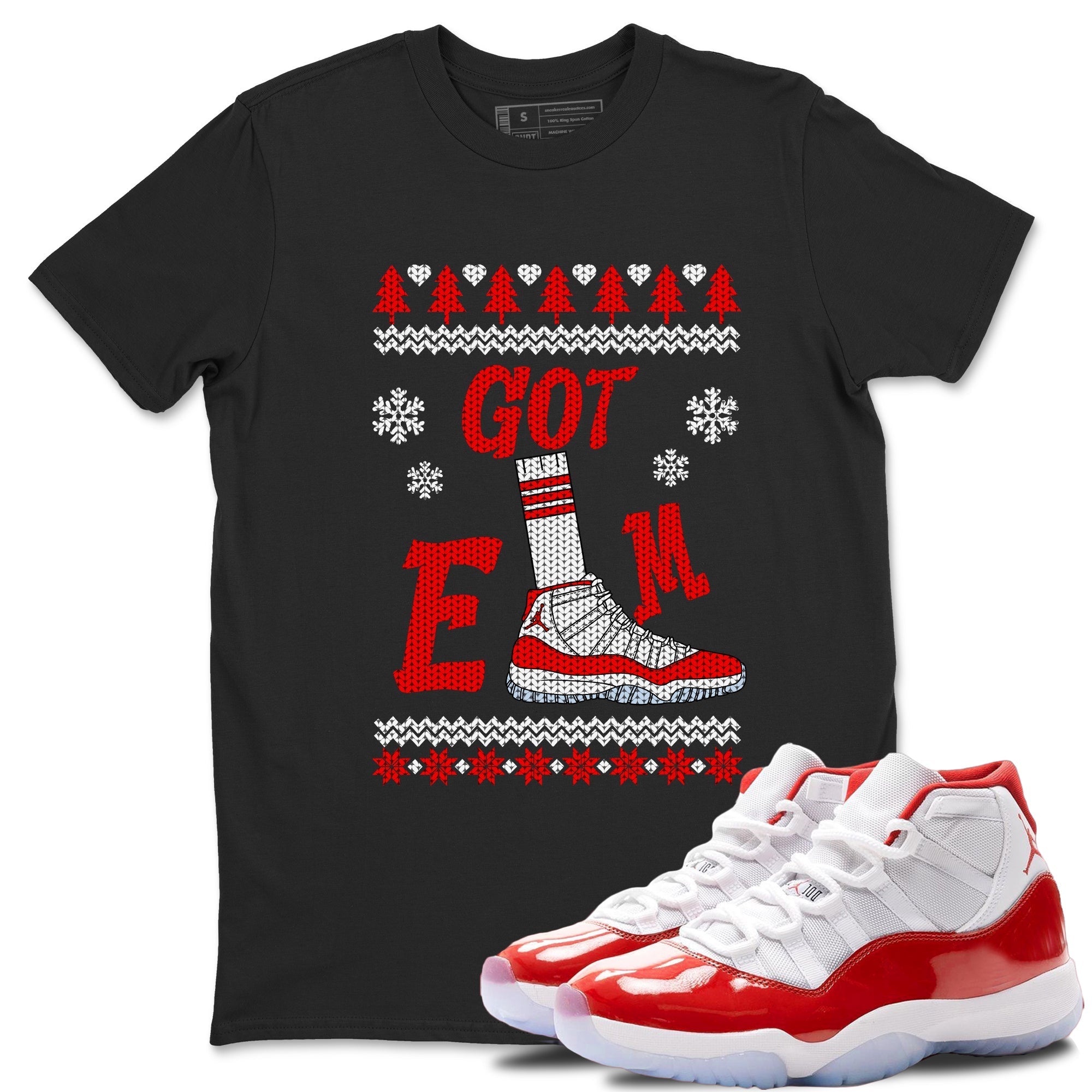 Gotem Sweater snkmatch Tees - Air Jordan 11 Cherry