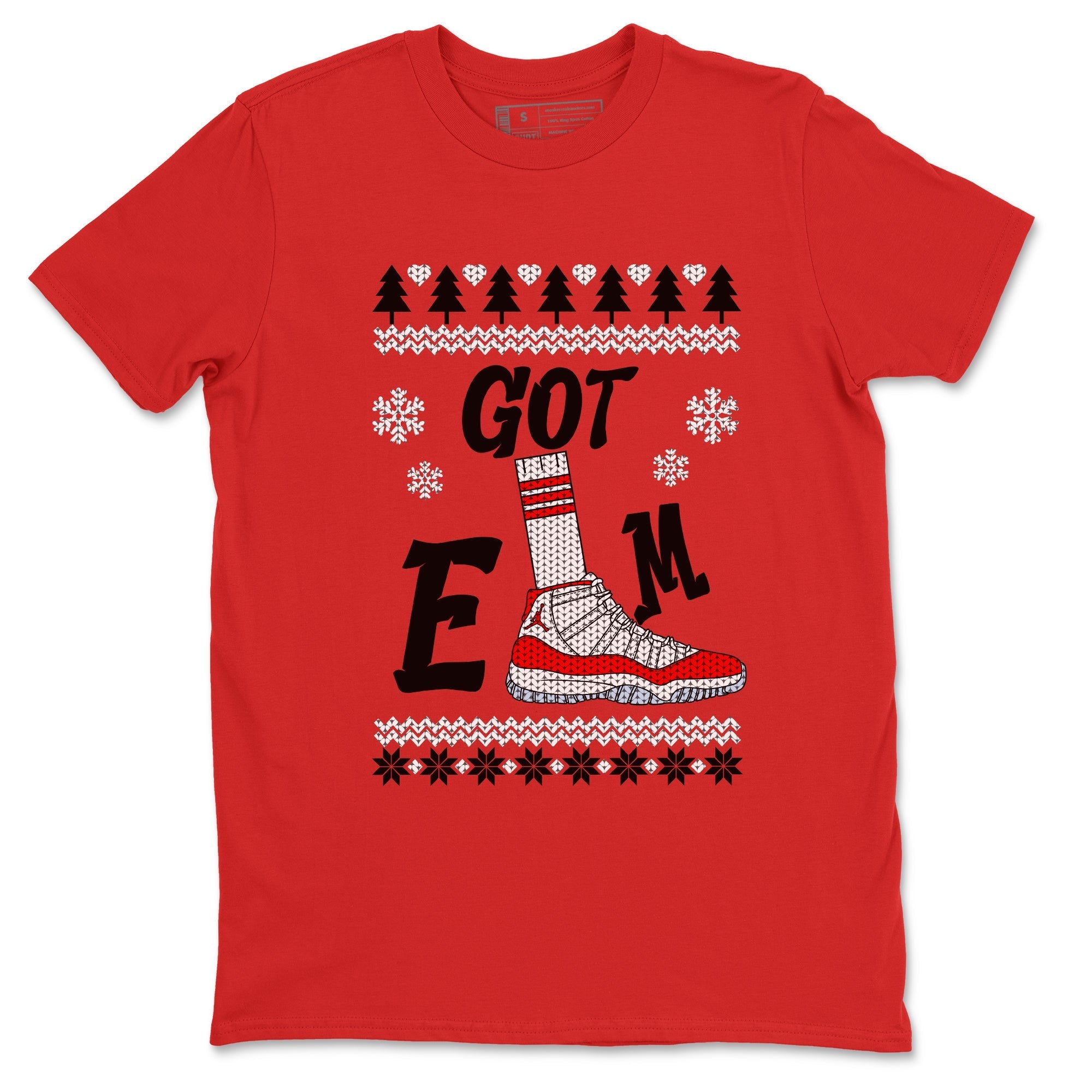 Gotem Sweater snkmatch Tees - Air Jordan 11 Cherry