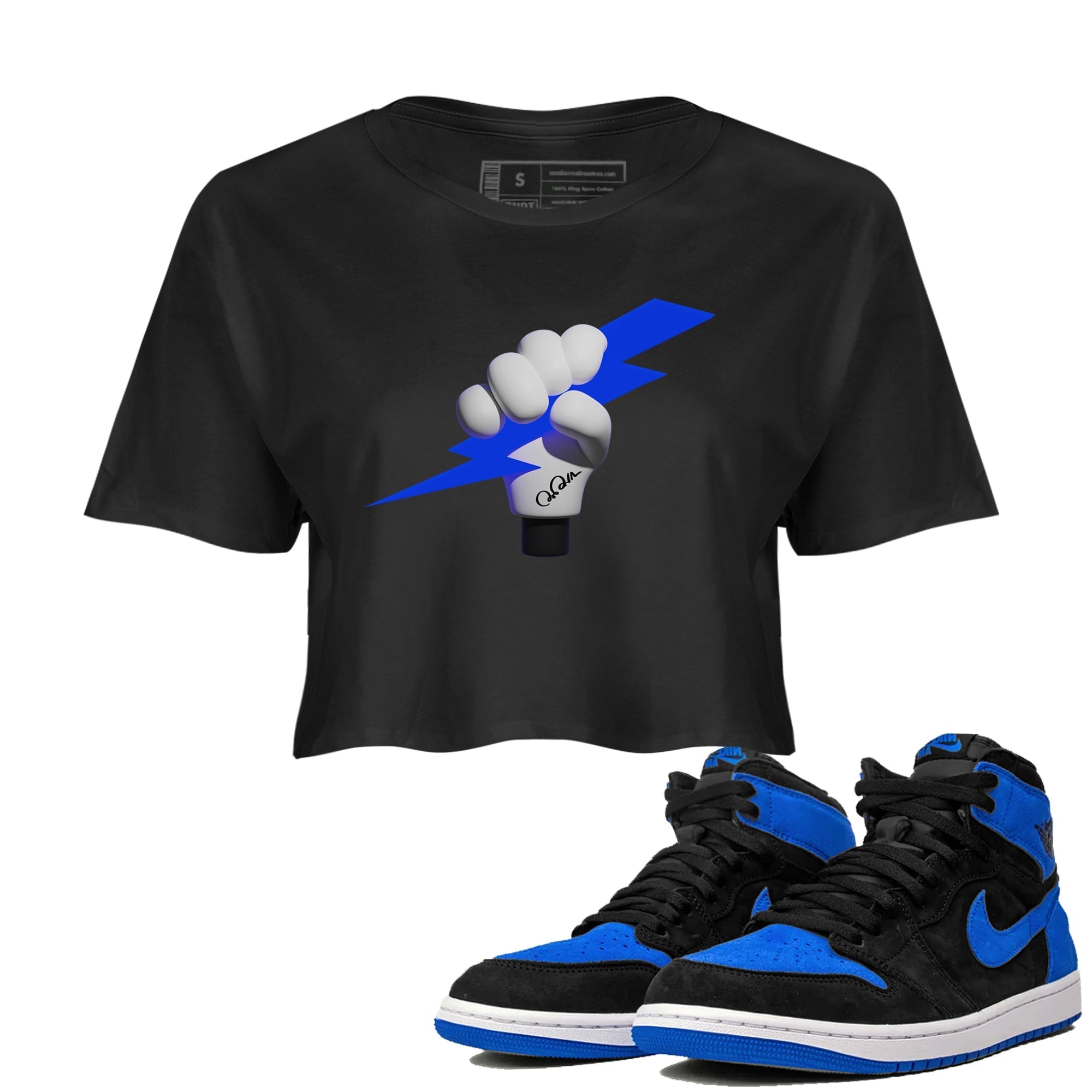 Grab The Thunder snkmatch Women's Top - Air Jordan 1 Royal Reimagined