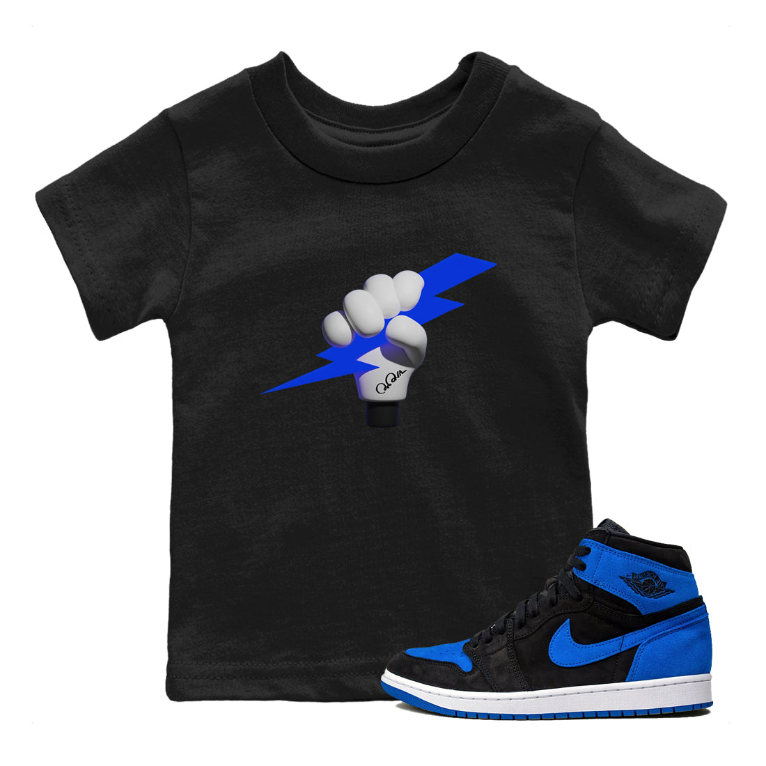 Grab The Thunder snkmatch Tee Kids - Air Jordan 1 Royal Reimagined
