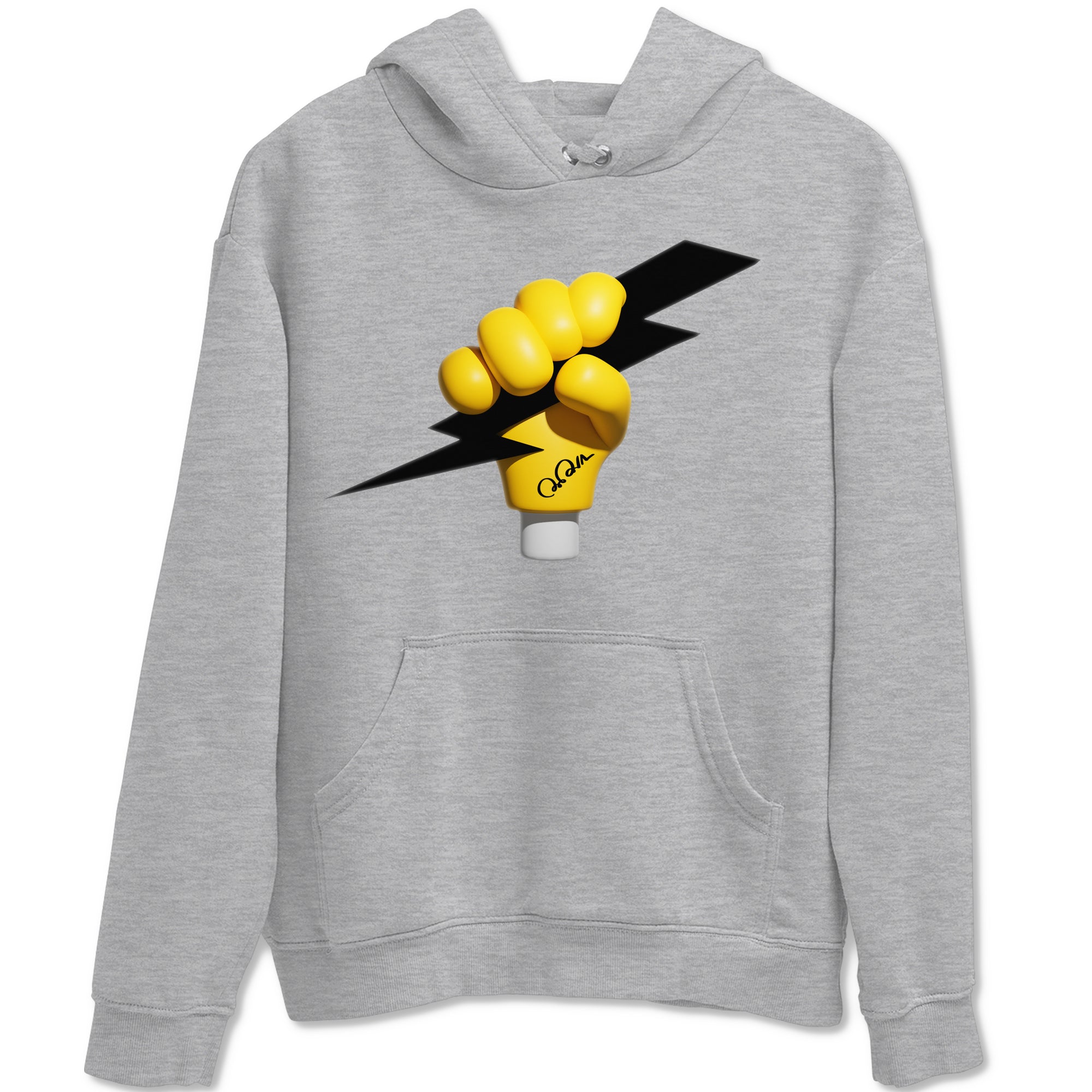 Grab The Thunder snkmatch Tees - Air Jordan 1 Yellow Ochre