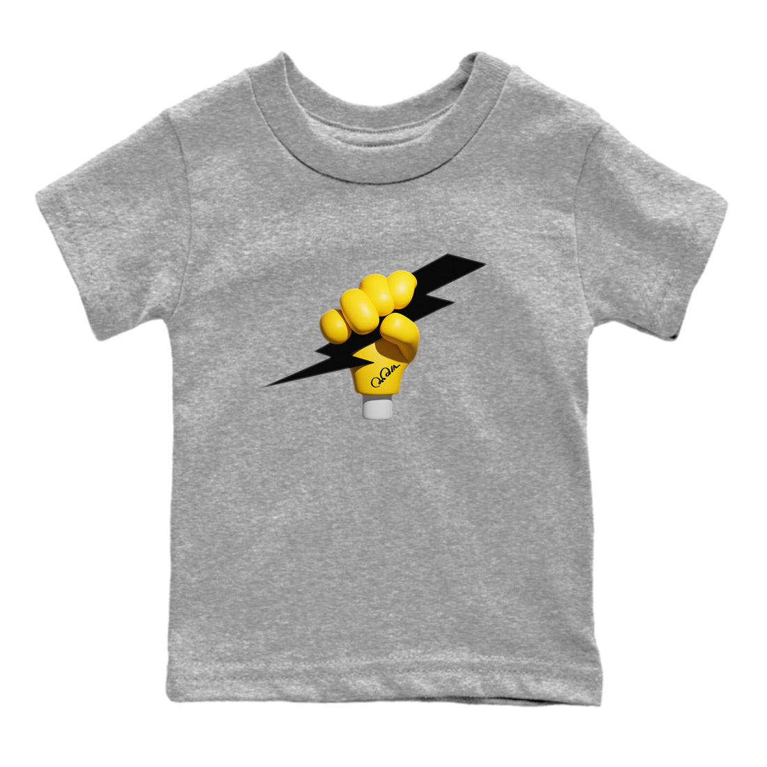Grab The Thunder snkmatch Tees Kids - Air Jordan 1 Yellow Ochre