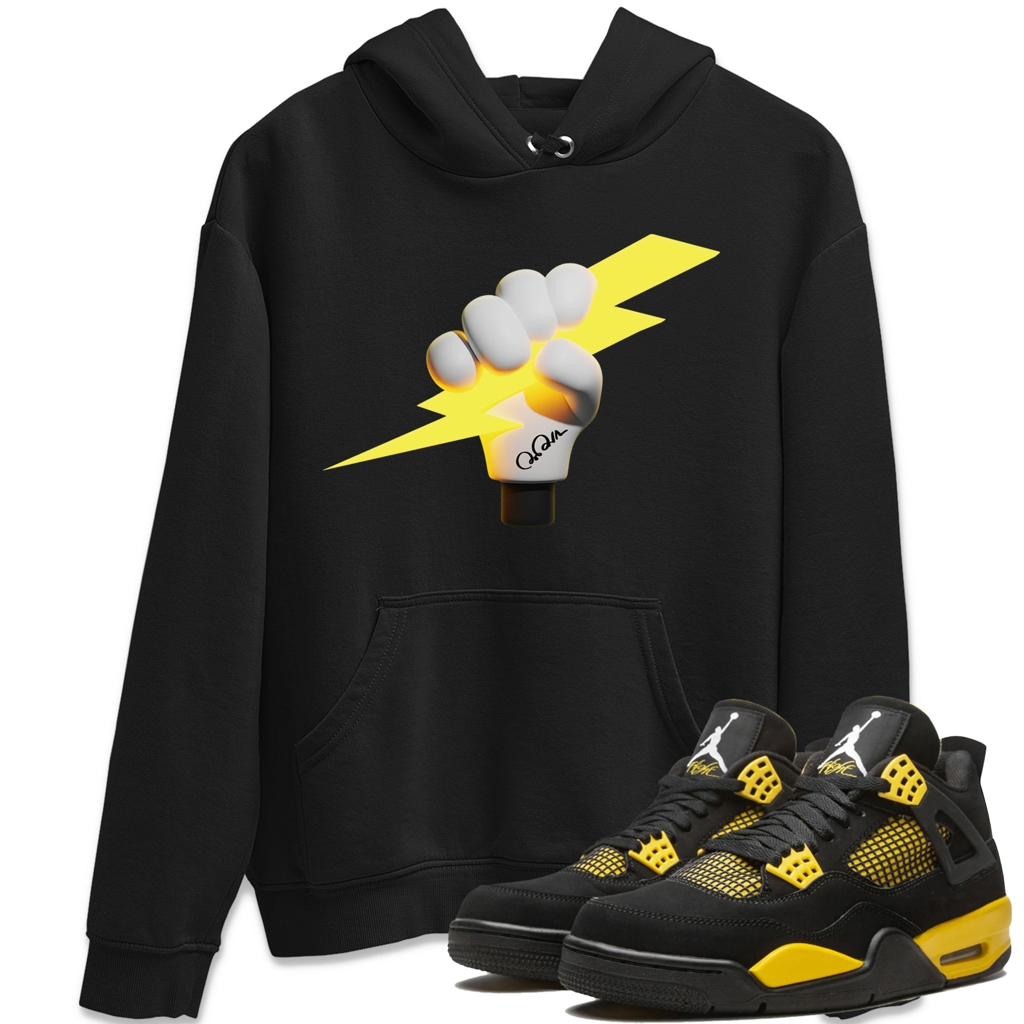 Grab The Thunder Unisex Tops - Air Jordan 4 Thunder