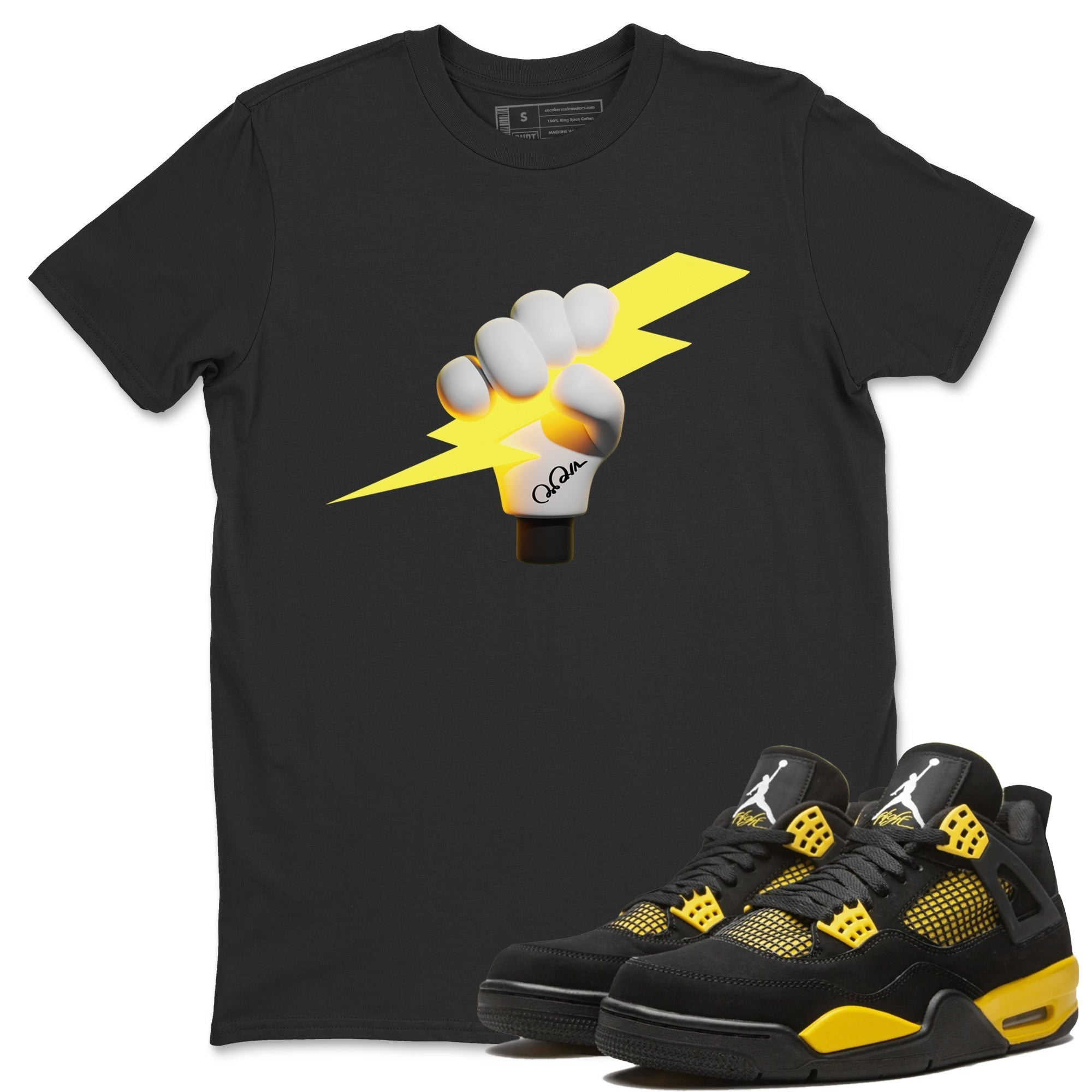 Grab The Thunder Unisex Tops - Air Jordan 4 Thunder