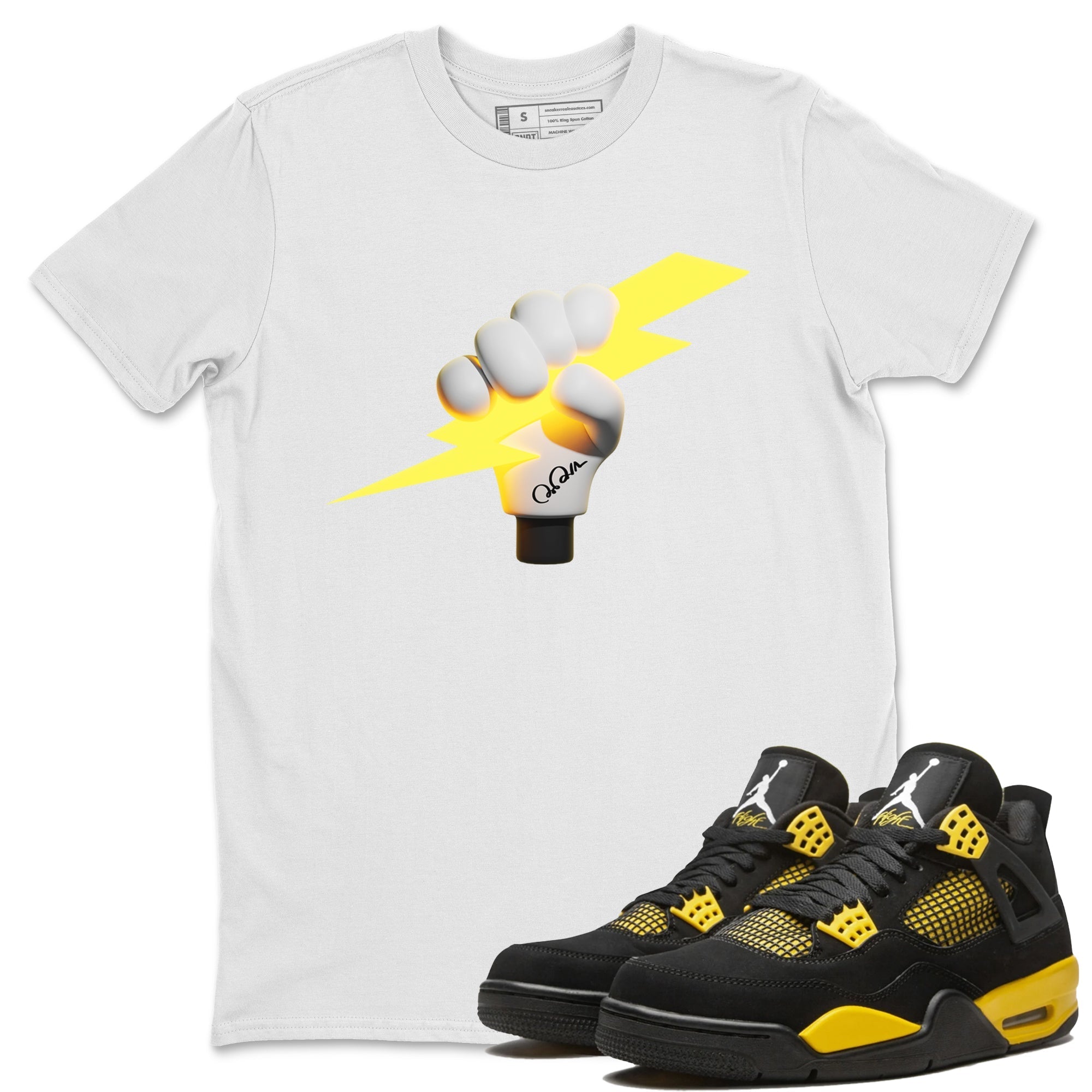 Grab The Thunder Unisex Tops - Air Jordan 4 Thunder