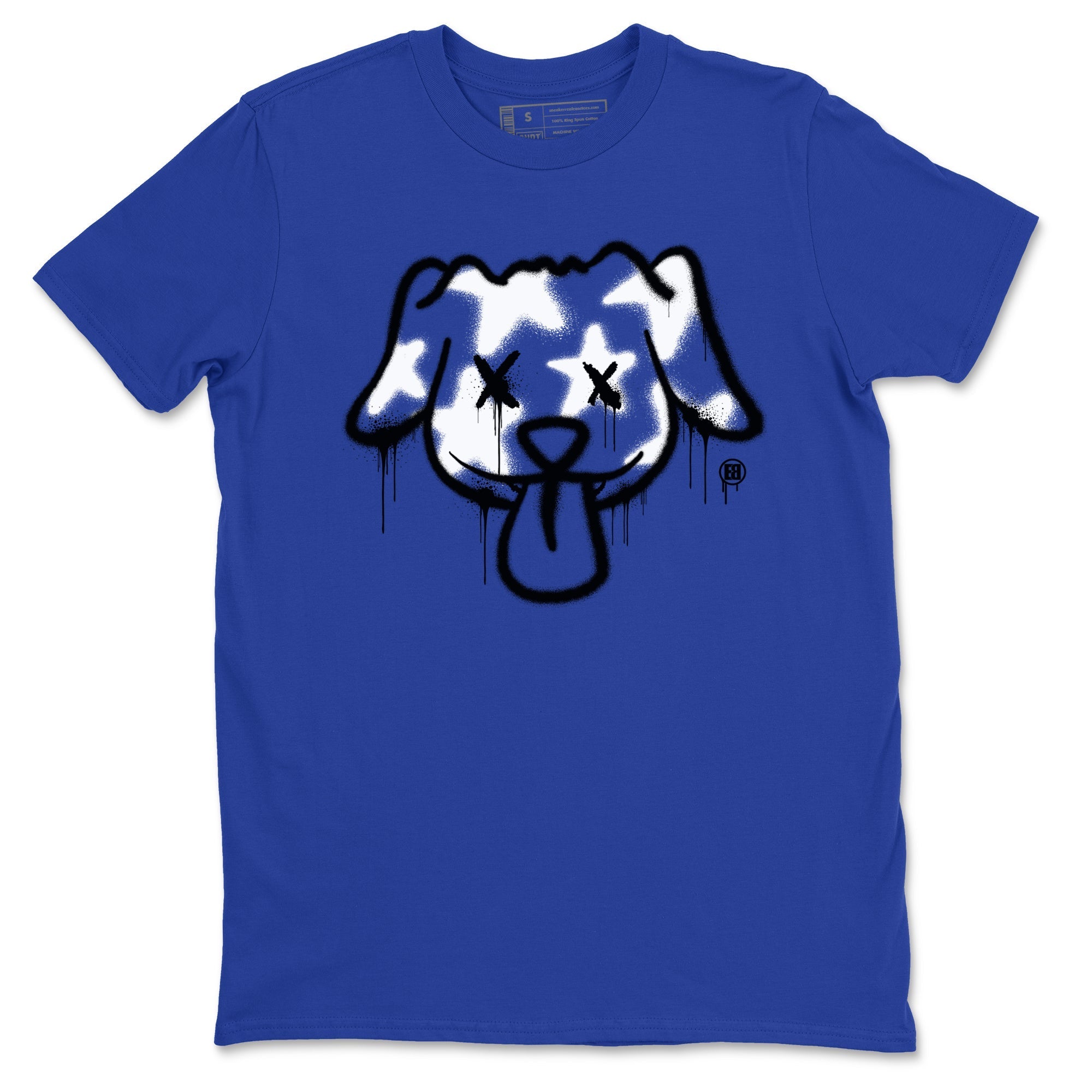 Graffiti Dog snkmatch Tees - Air Jordan 1 Game Royal