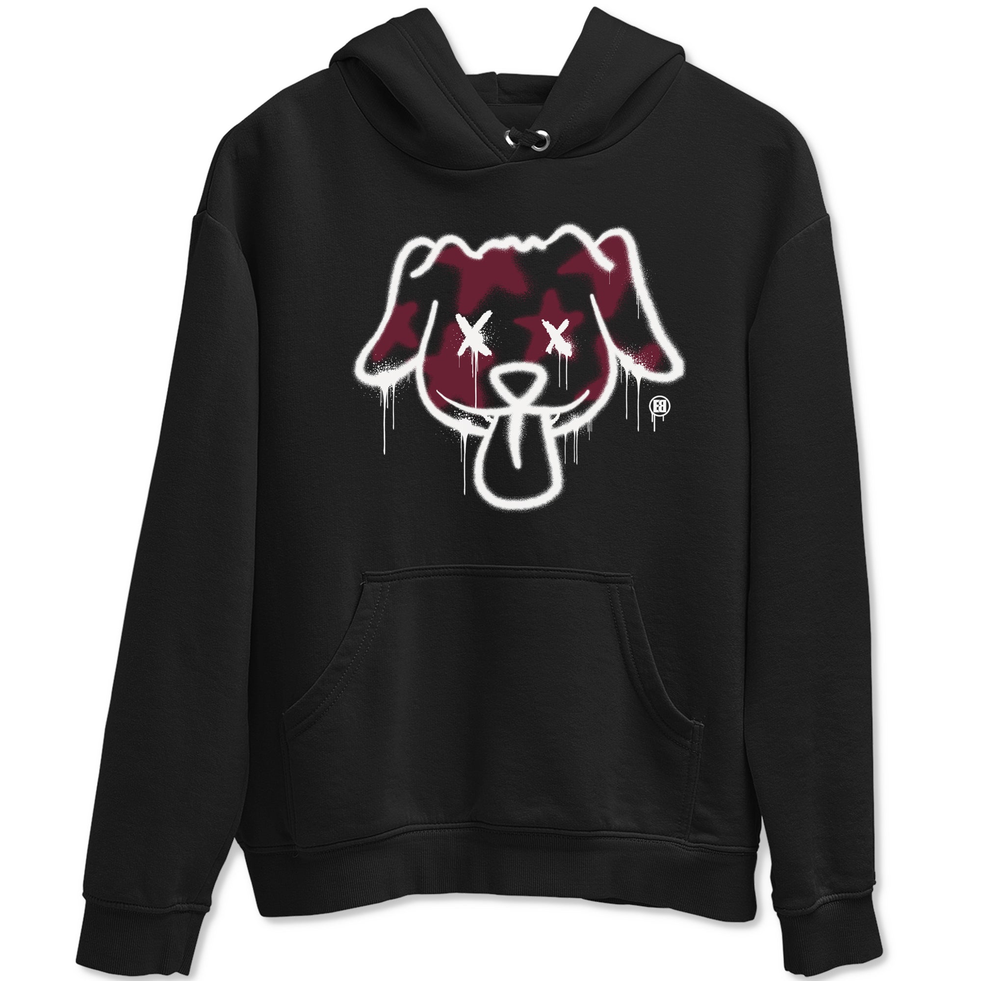 Graffiti Dog snkmatch Tees - Air Jordan 1 Metallic Burgundy