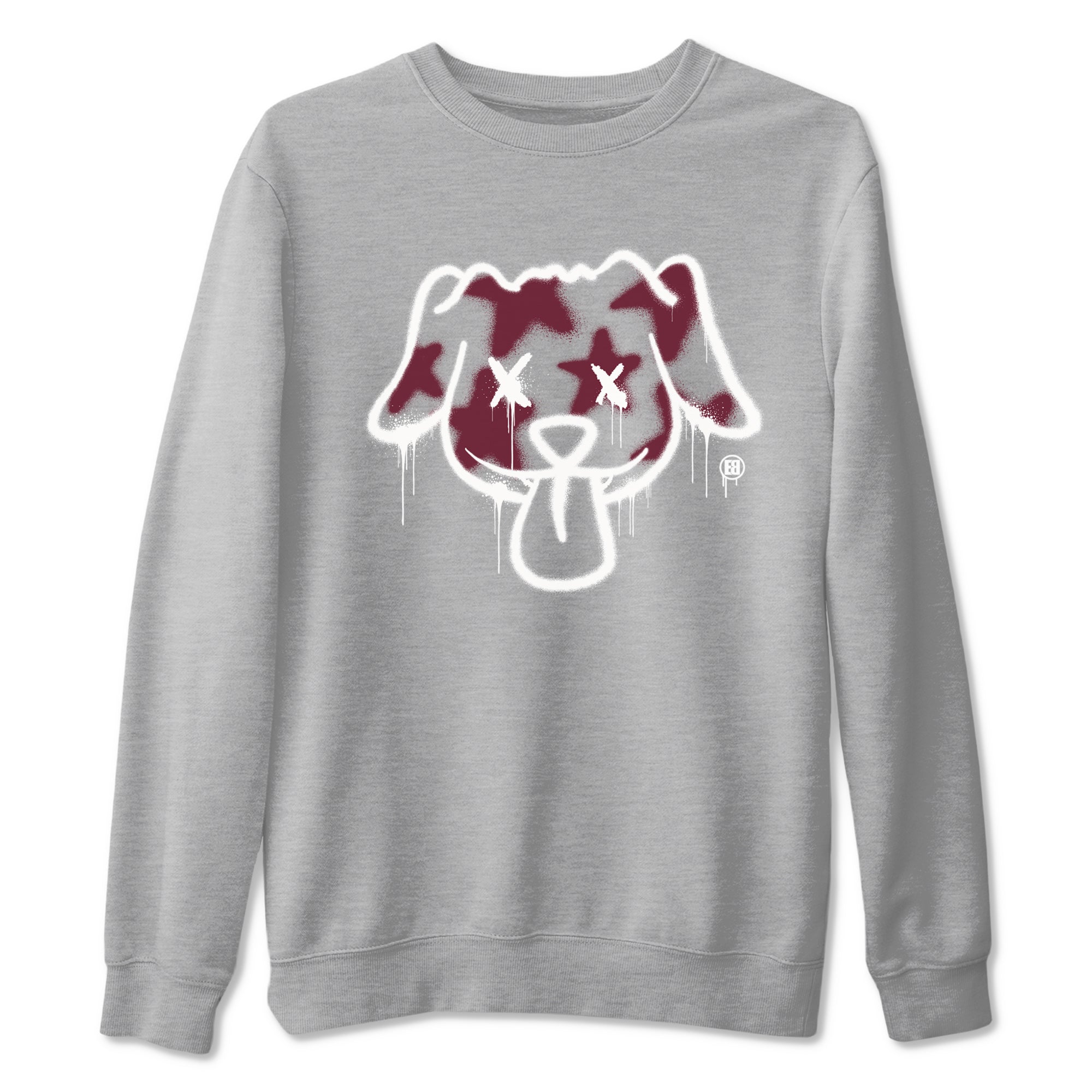 Graffiti Dog snkmatch Tees - Air Jordan 1 Metallic Burgundy