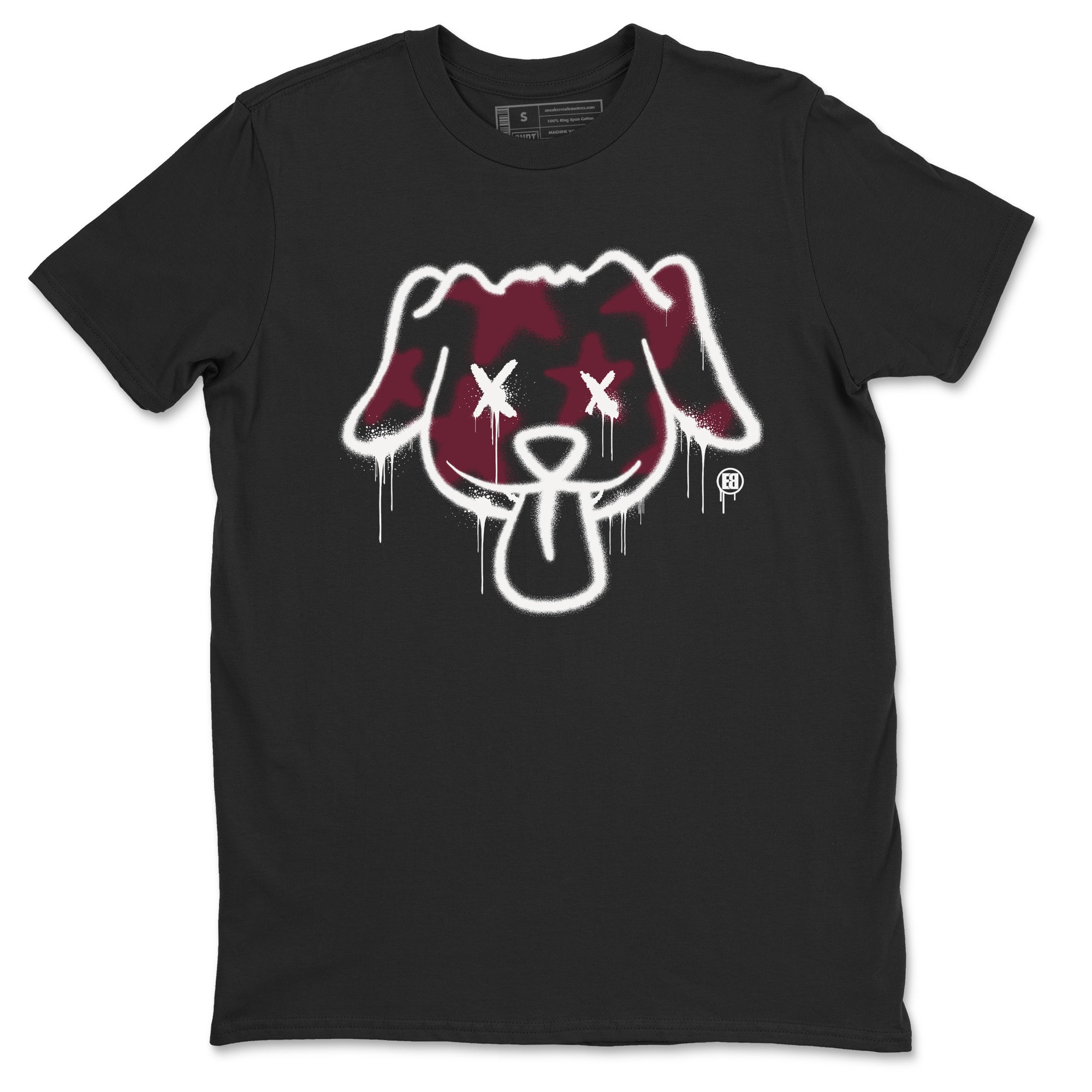 Graffiti Dog snkmatch Tees - Air Jordan 1 Metallic Burgundy