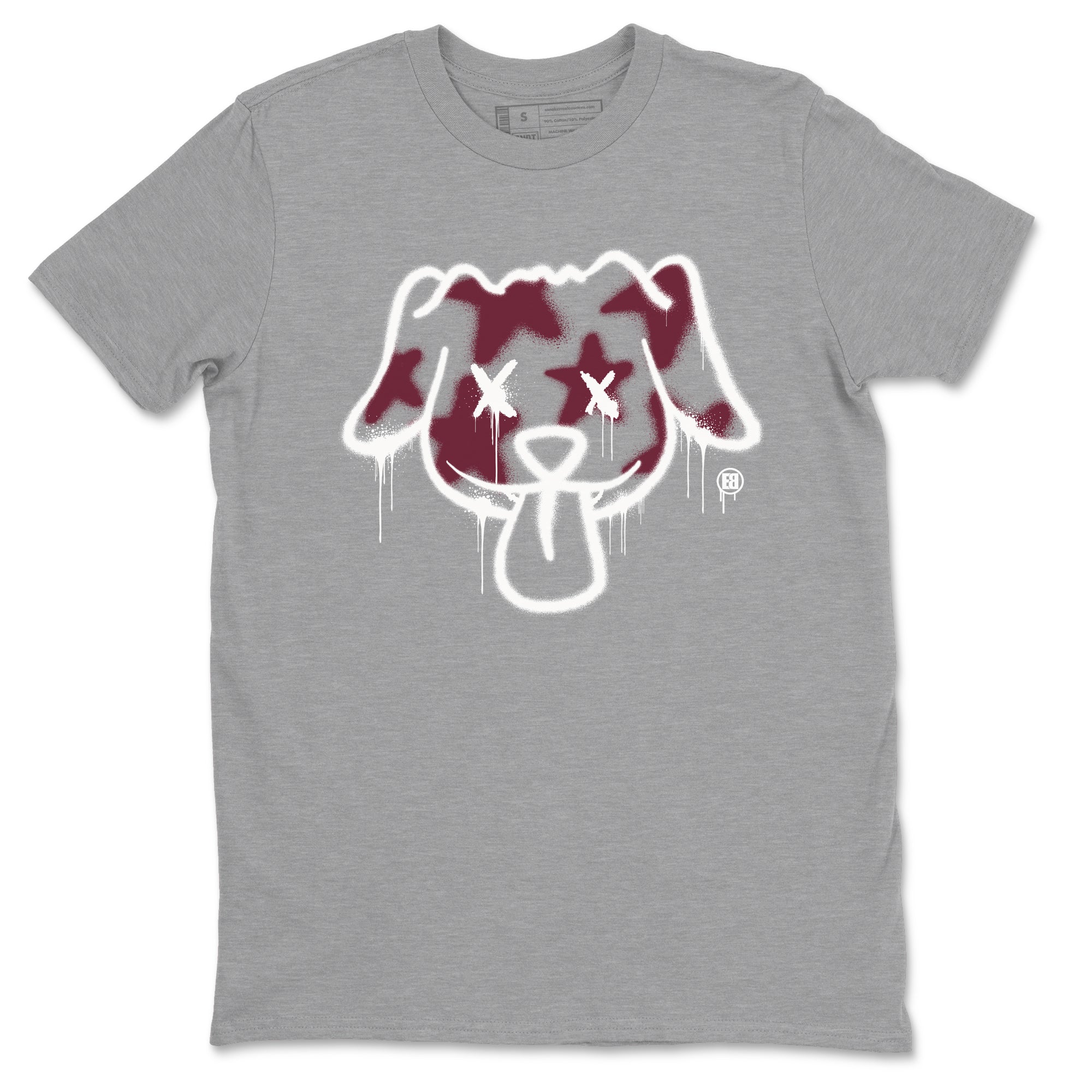 Graffiti Dog snkmatch Tees - Air Jordan 1 Metallic Burgundy