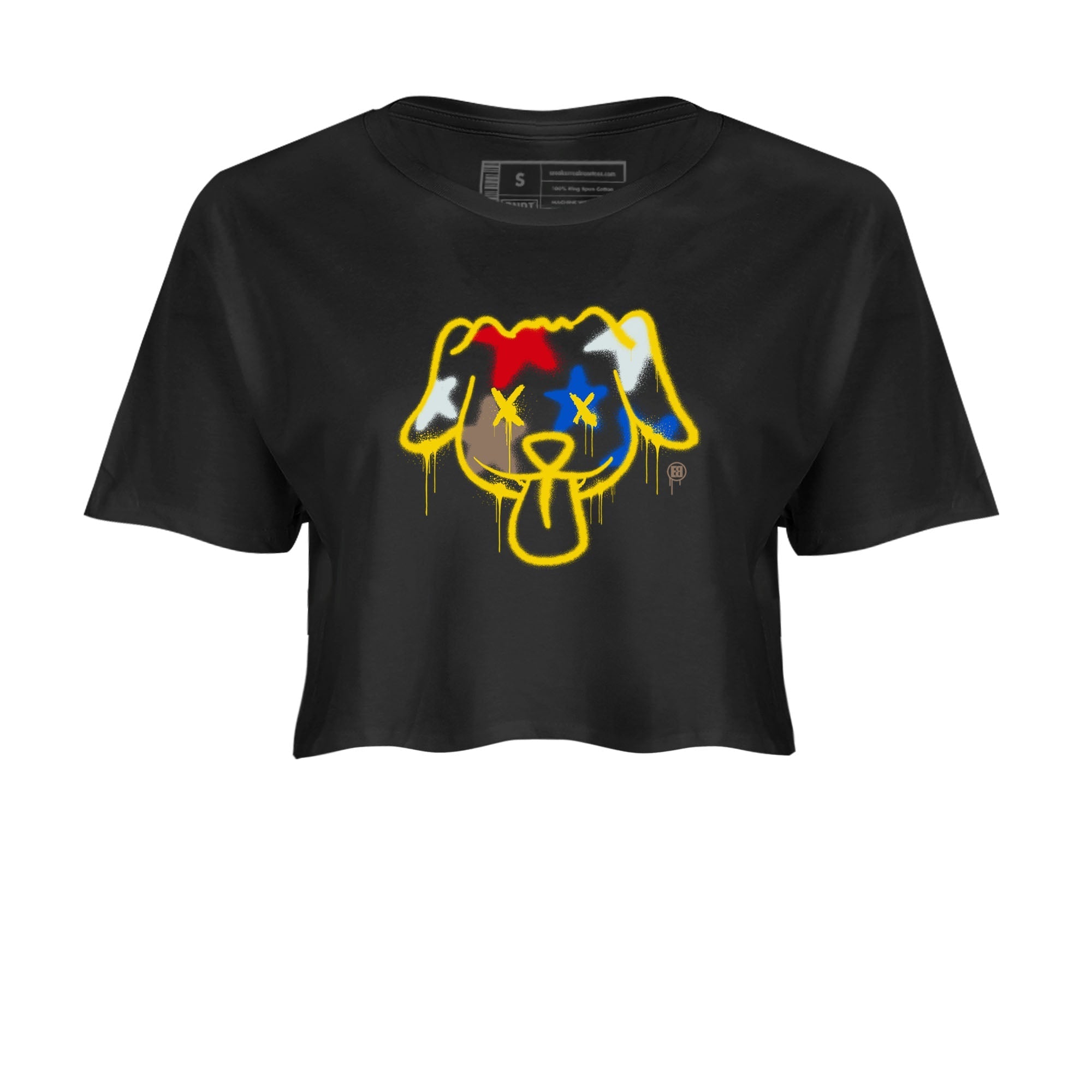 Graffiti Dog snkmatch Women's Top - Air Jordan 1 Travis Scott Canary