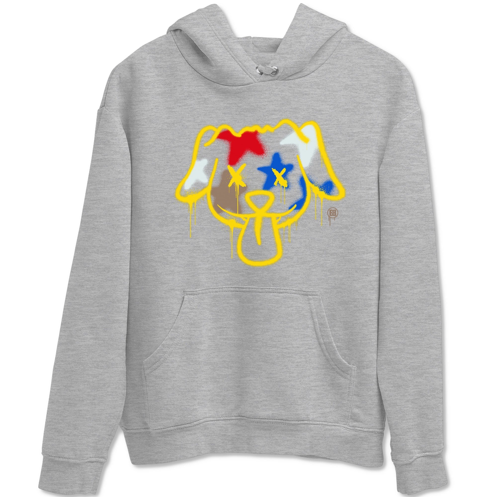 Graffiti Dog snkmatch Tees - Air Jordan 1 Travis Scott Canary