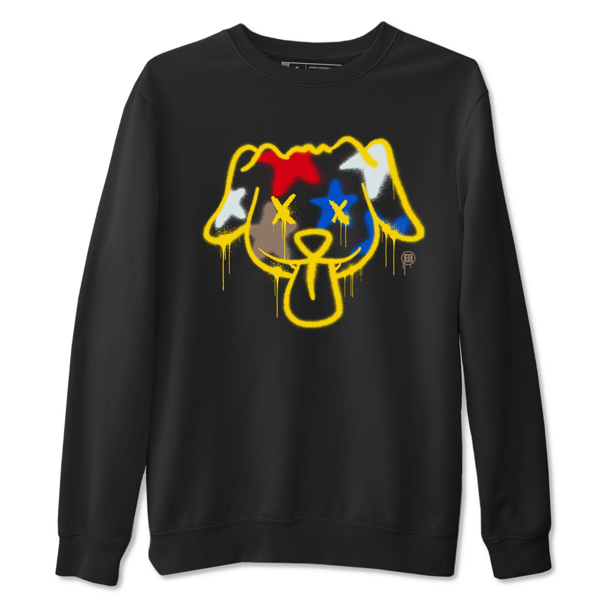 Graffiti Dog snkmatch Tees - Air Jordan 1 Travis Scott Canary