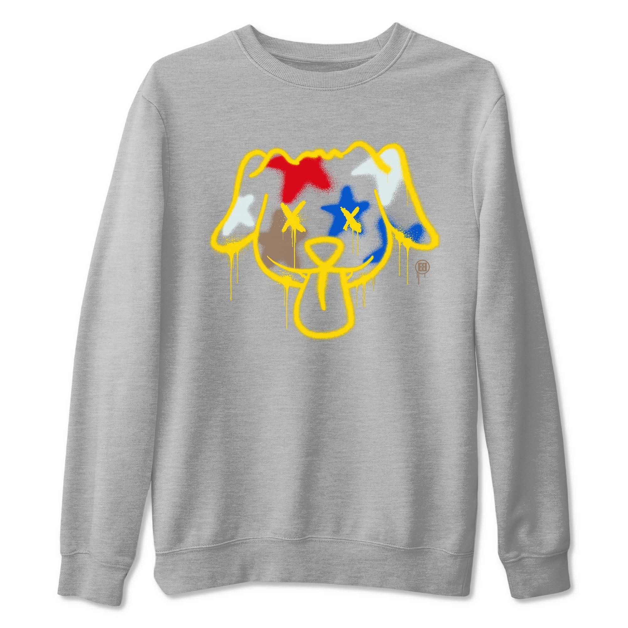 Graffiti Dog snkmatch Tees - Air Jordan 1 Travis Scott Canary