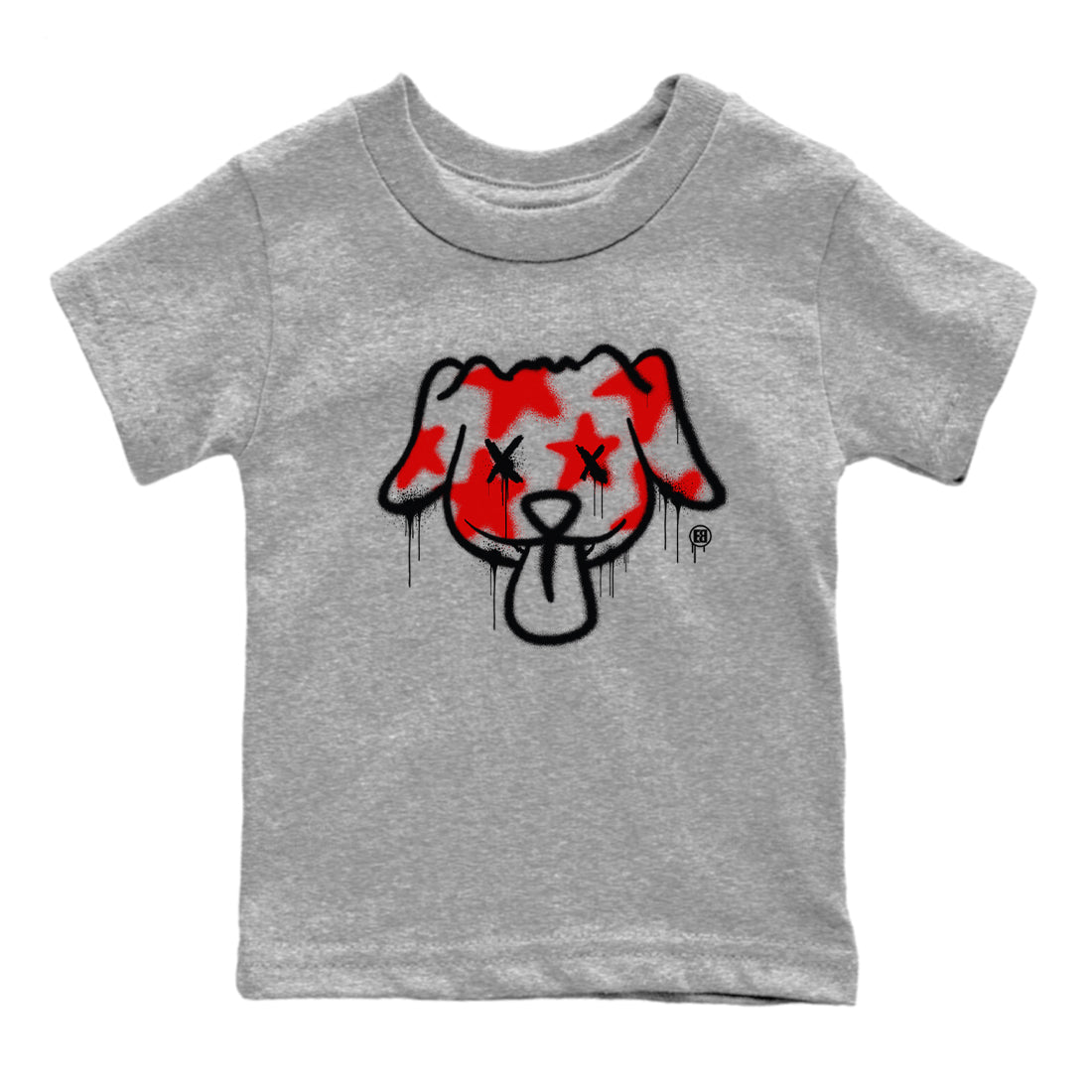 Graffiti Dog snkmatch Tees Kids - Air Jordan 11 Bred Velvet