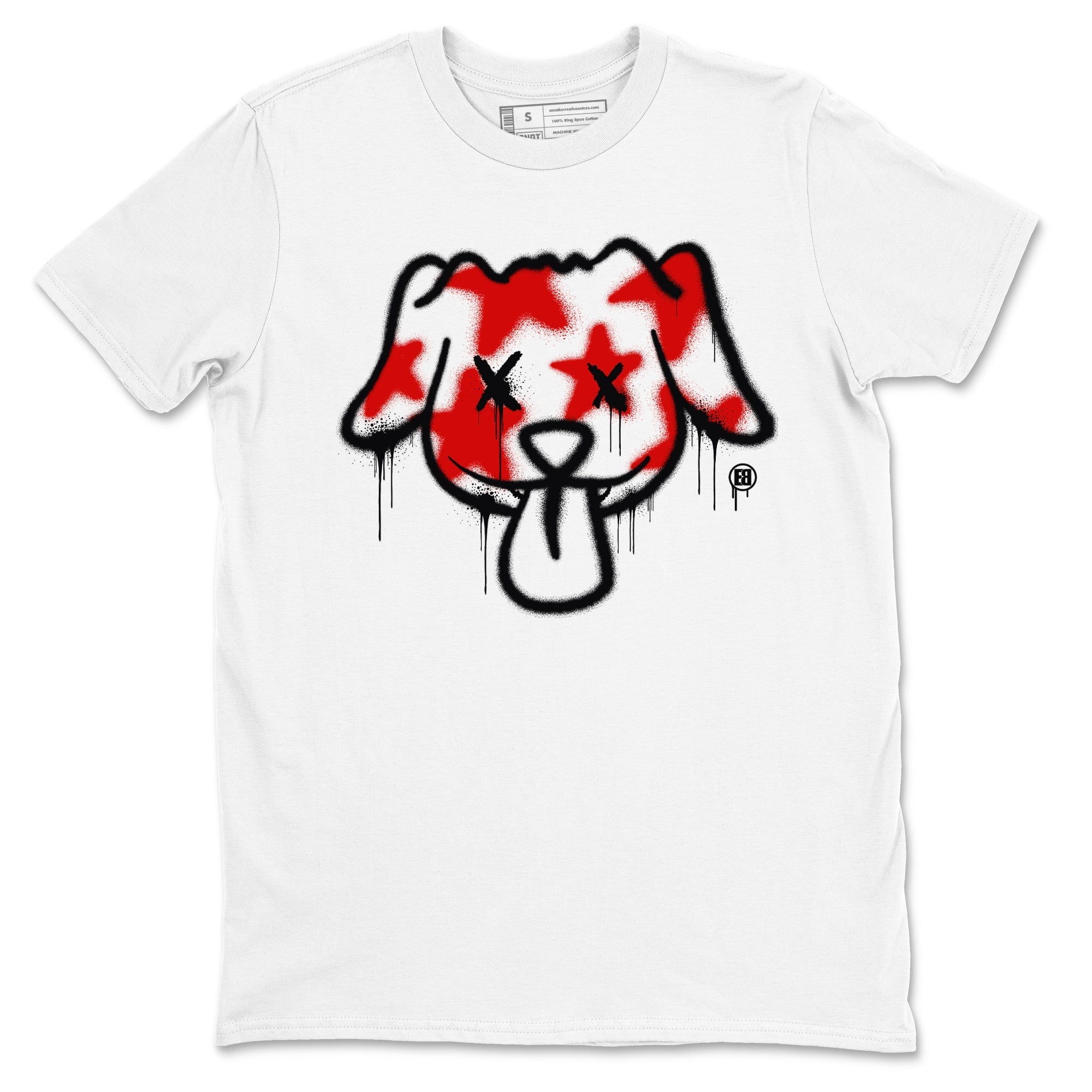 Graffiti Dog snkmatch Tees - Air Jordan 11 Bred Velvet