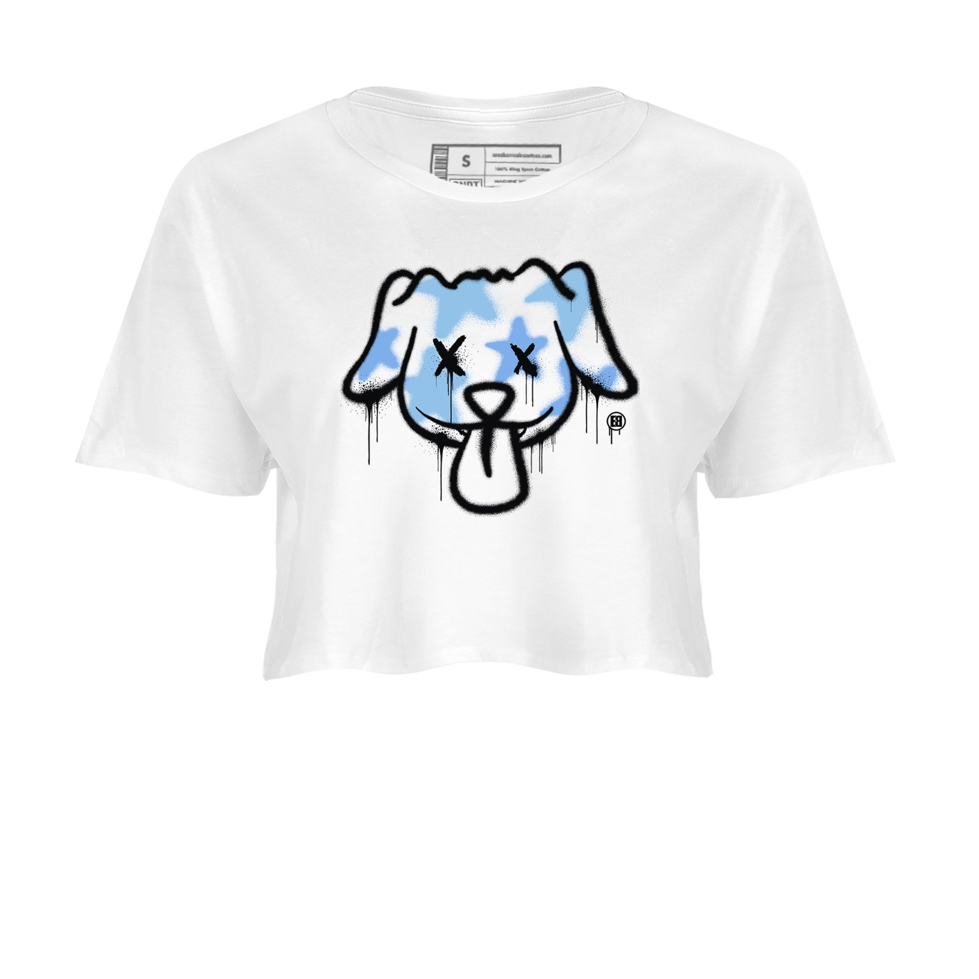 Graffiti Dog snkmatch Women's Top - Air Jordan 11 Legend Blue