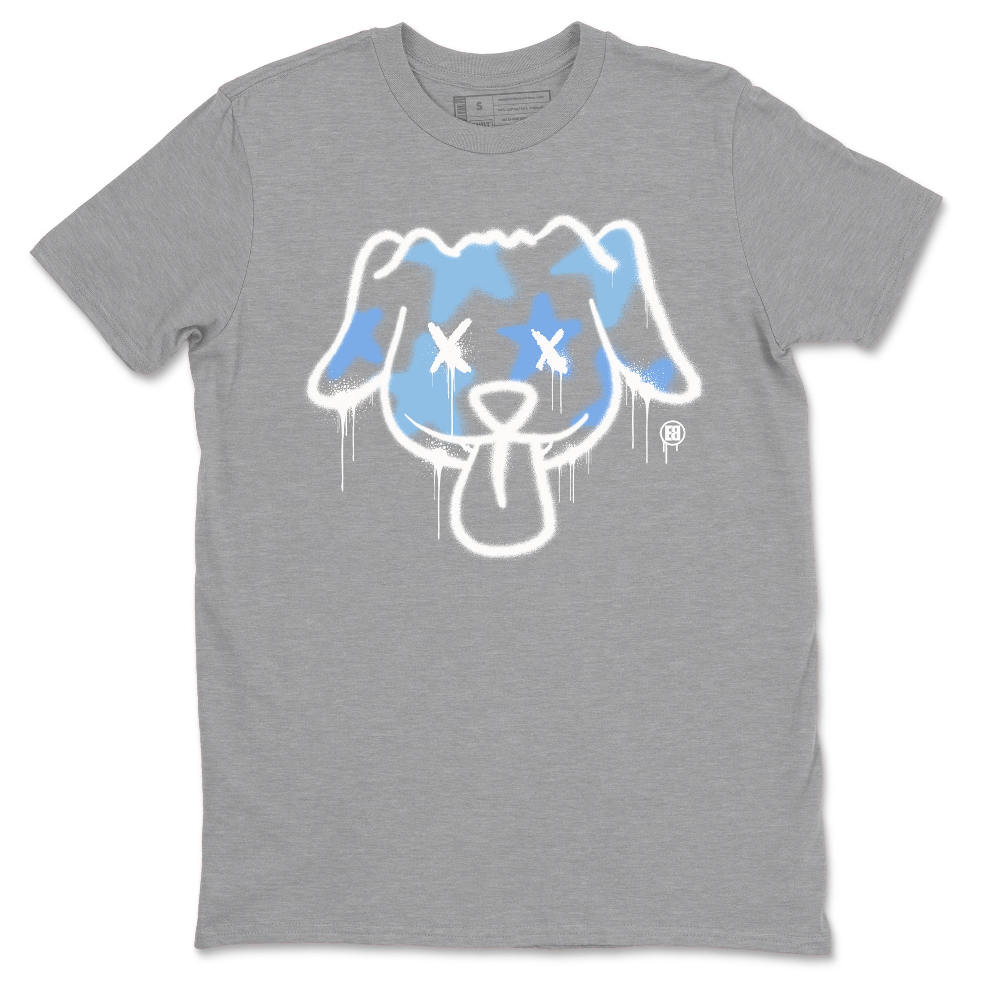 Graffiti Dog snkmatch Tees - Air Jordan 11 Legend Blue