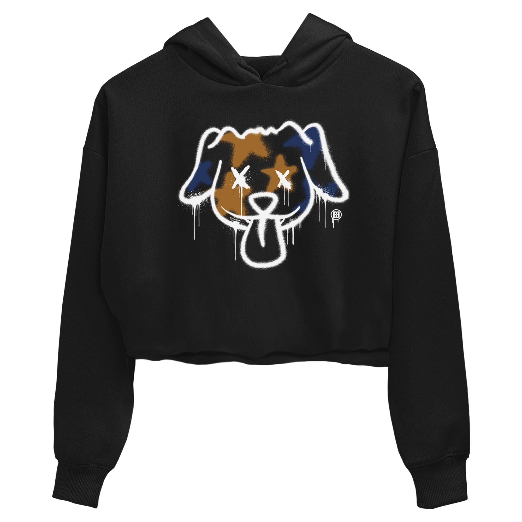 Graffiti Dog snkmatch Women's Top - Air Jordan 13 Midnight Navy