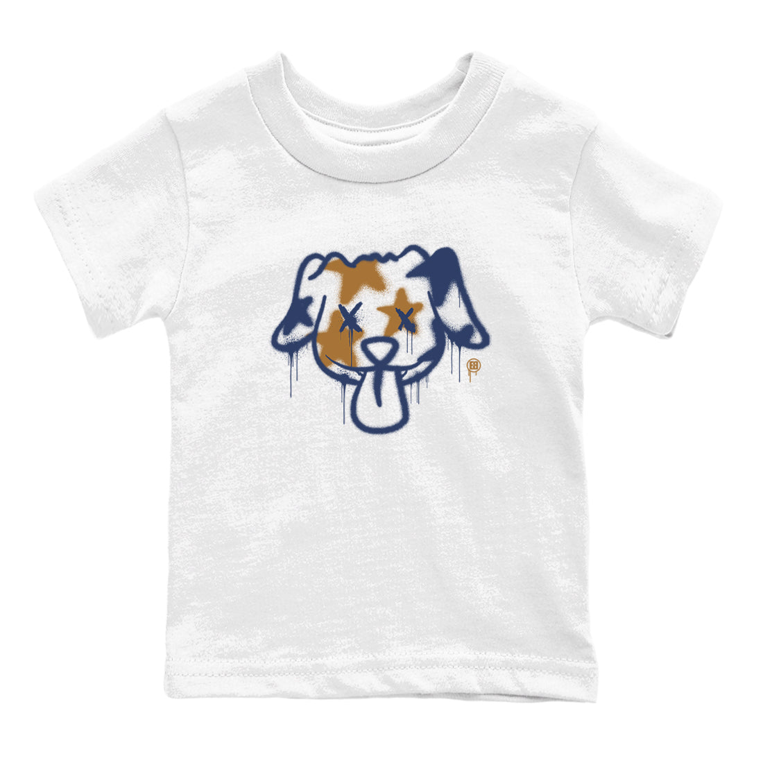 Graffiti Dog snkmatch Tees Kids - Air Jordan 13 Midnight Navy