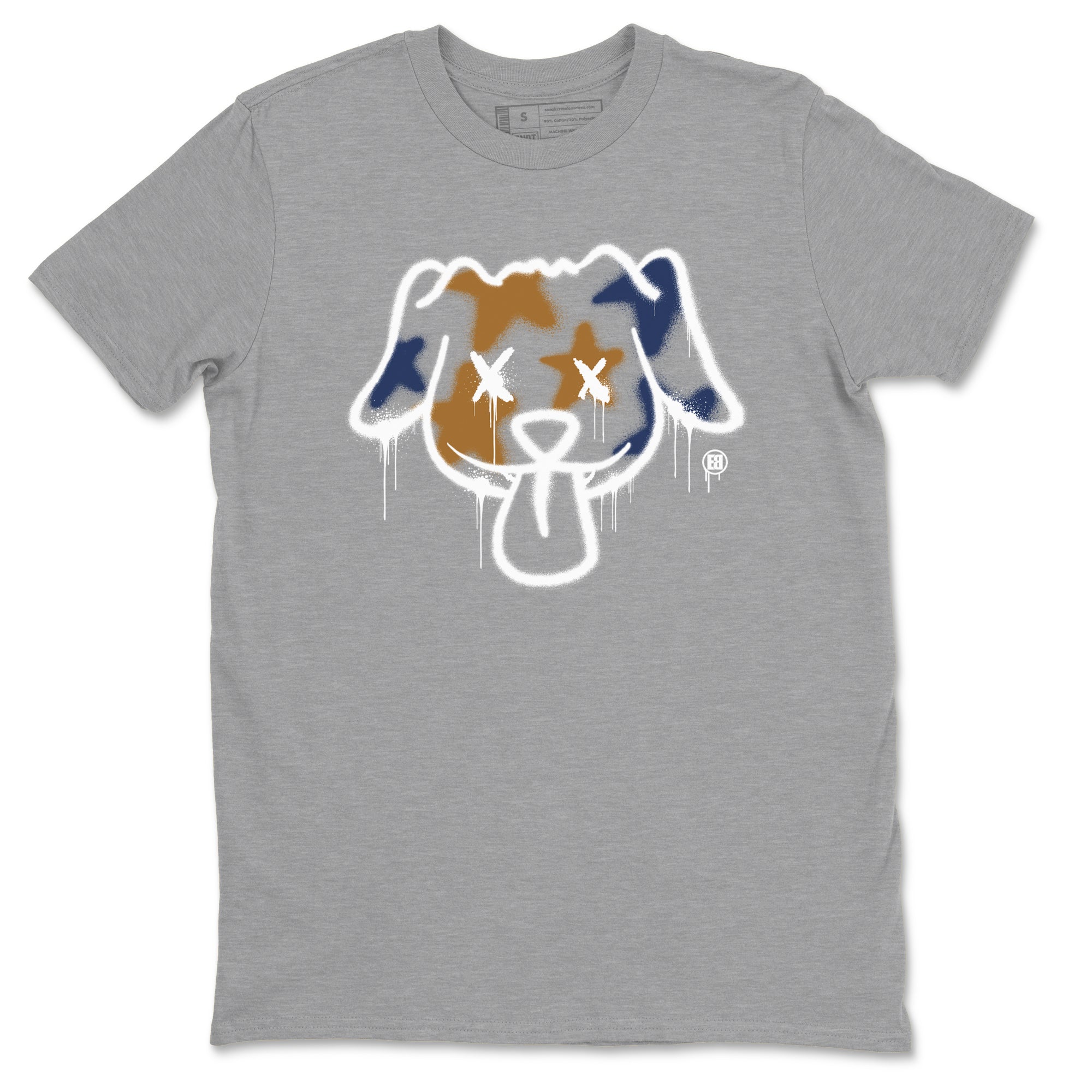 Graffiti Dog snkmatch Tees - Air Jordan 13 Midnight Navy