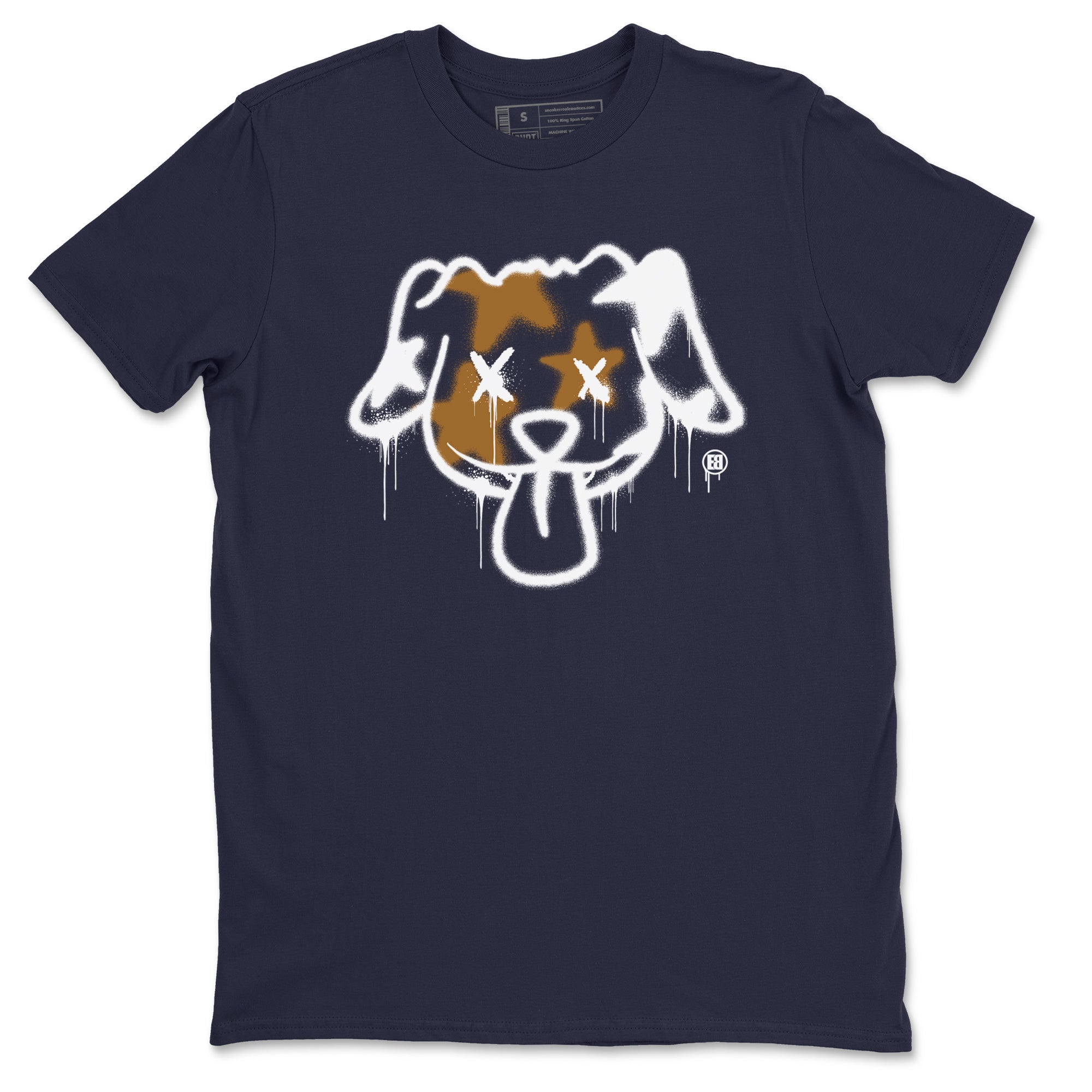 Graffiti Dog snkmatch Tees - Air Jordan 13 Midnight Navy
