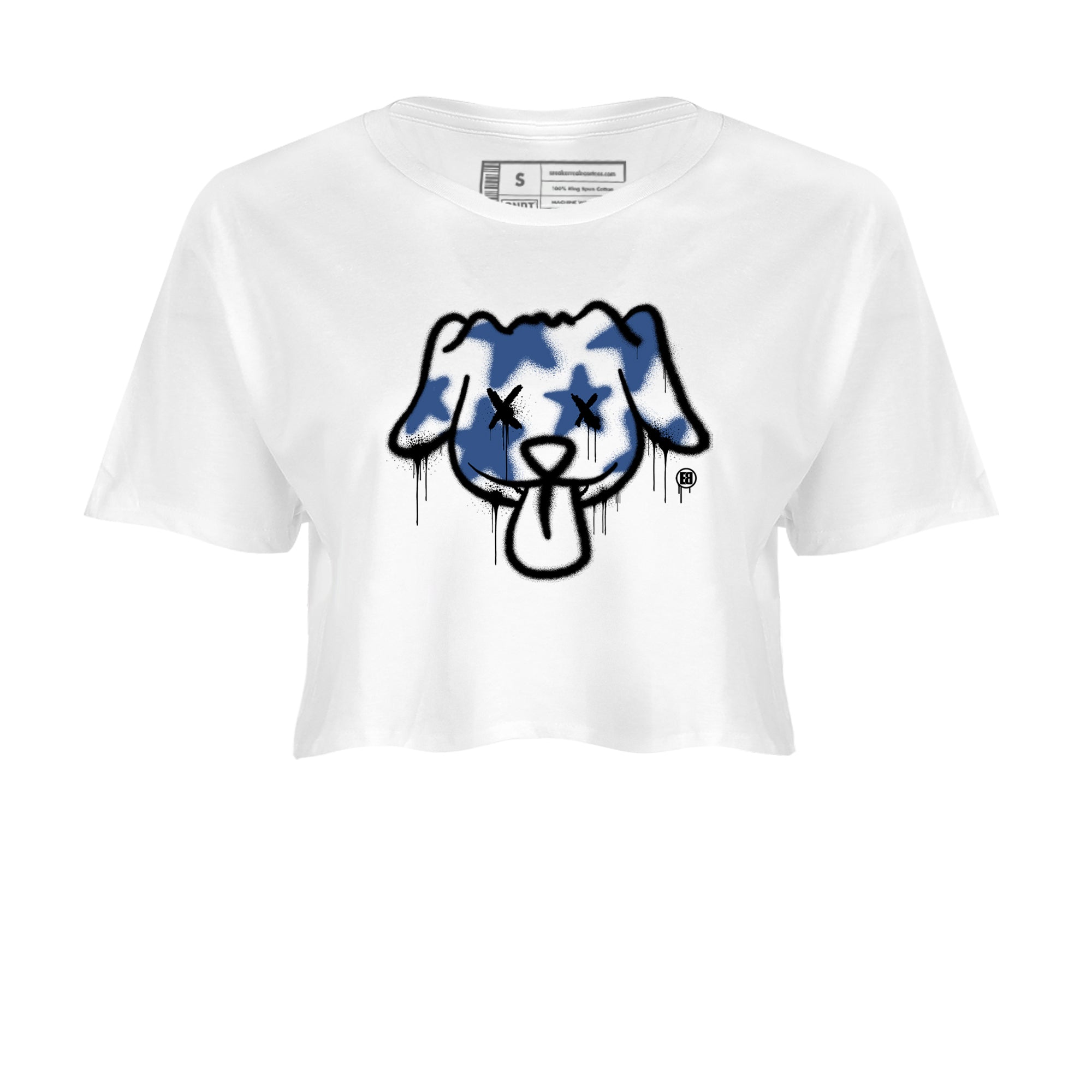 Graffiti Dog snkmatch Women's Top - Air Jordan 3 A Ma Maniere x Diffused Blue