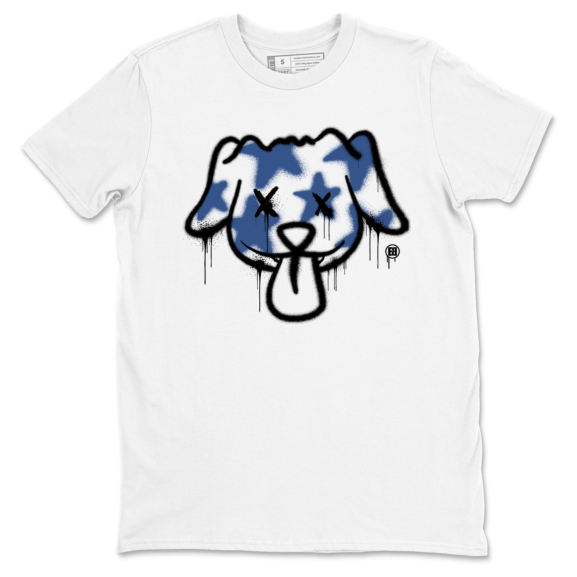 Graffiti Dog snkmatch Tees - Air Jordan 3 A Ma Maniere x Diffused Blue