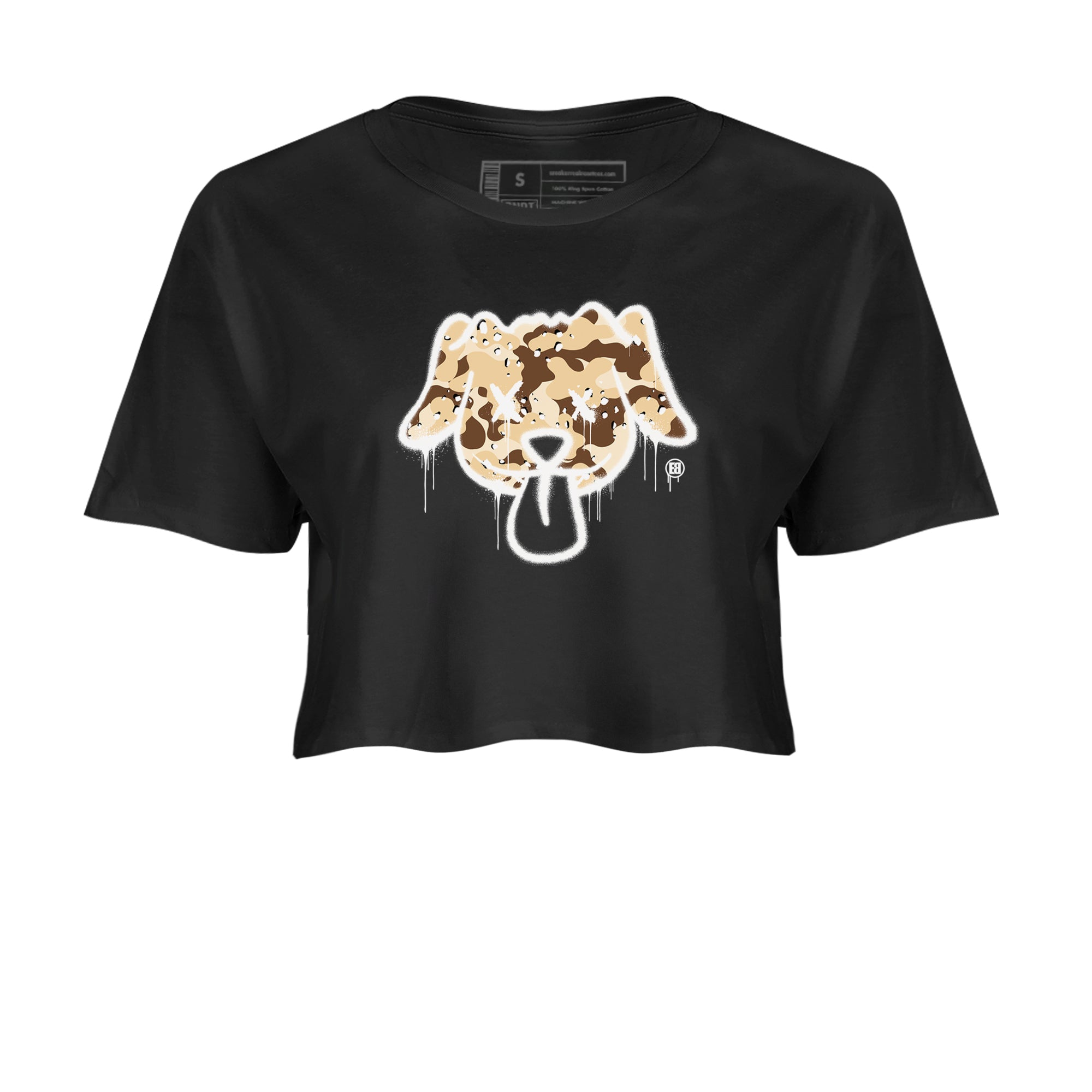 Graffiti Dog snkmatch Women's Top - Air Jordan 3 Desert Camo