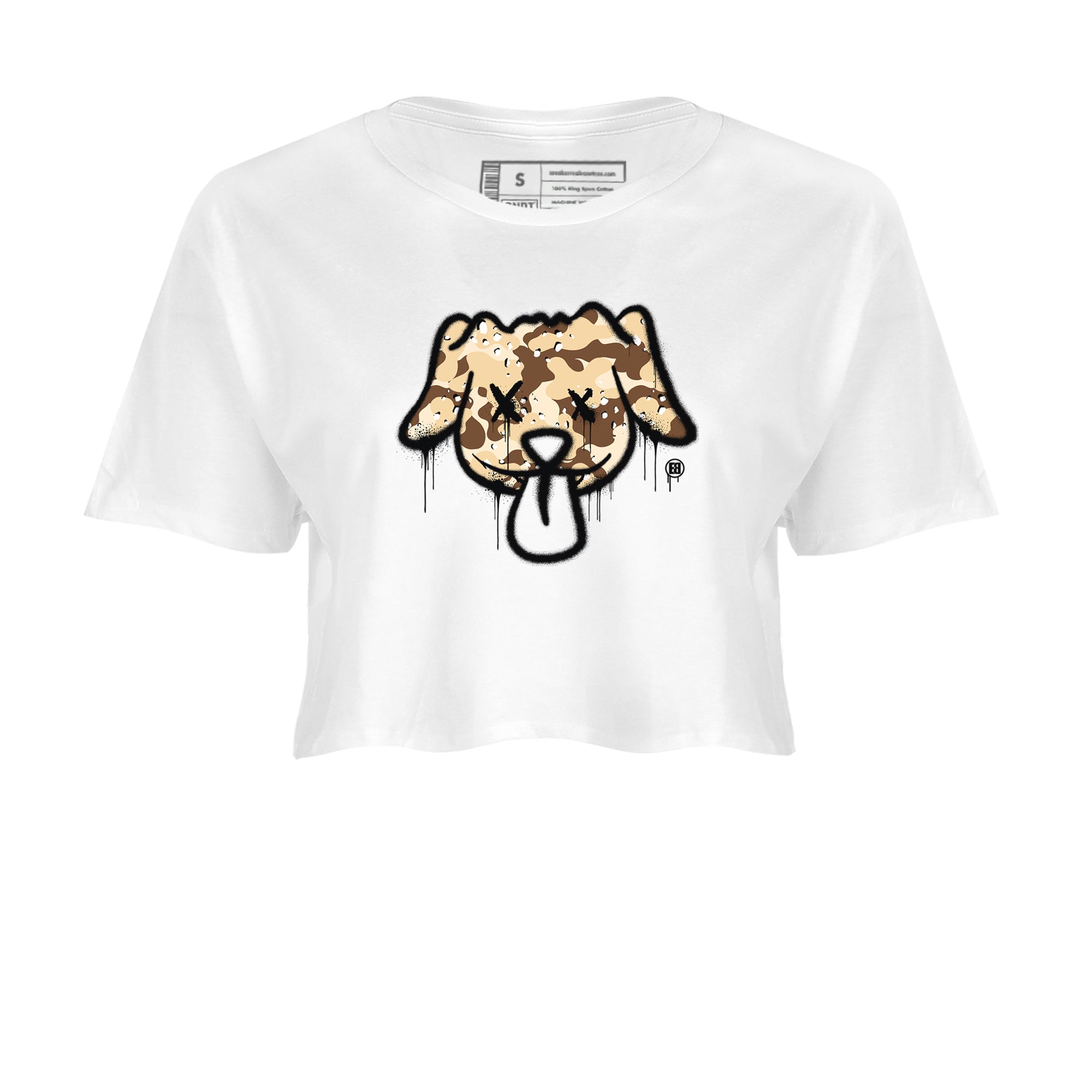 Graffiti Dog snkmatch Women's Top - Air Jordan 3 Desert Camo