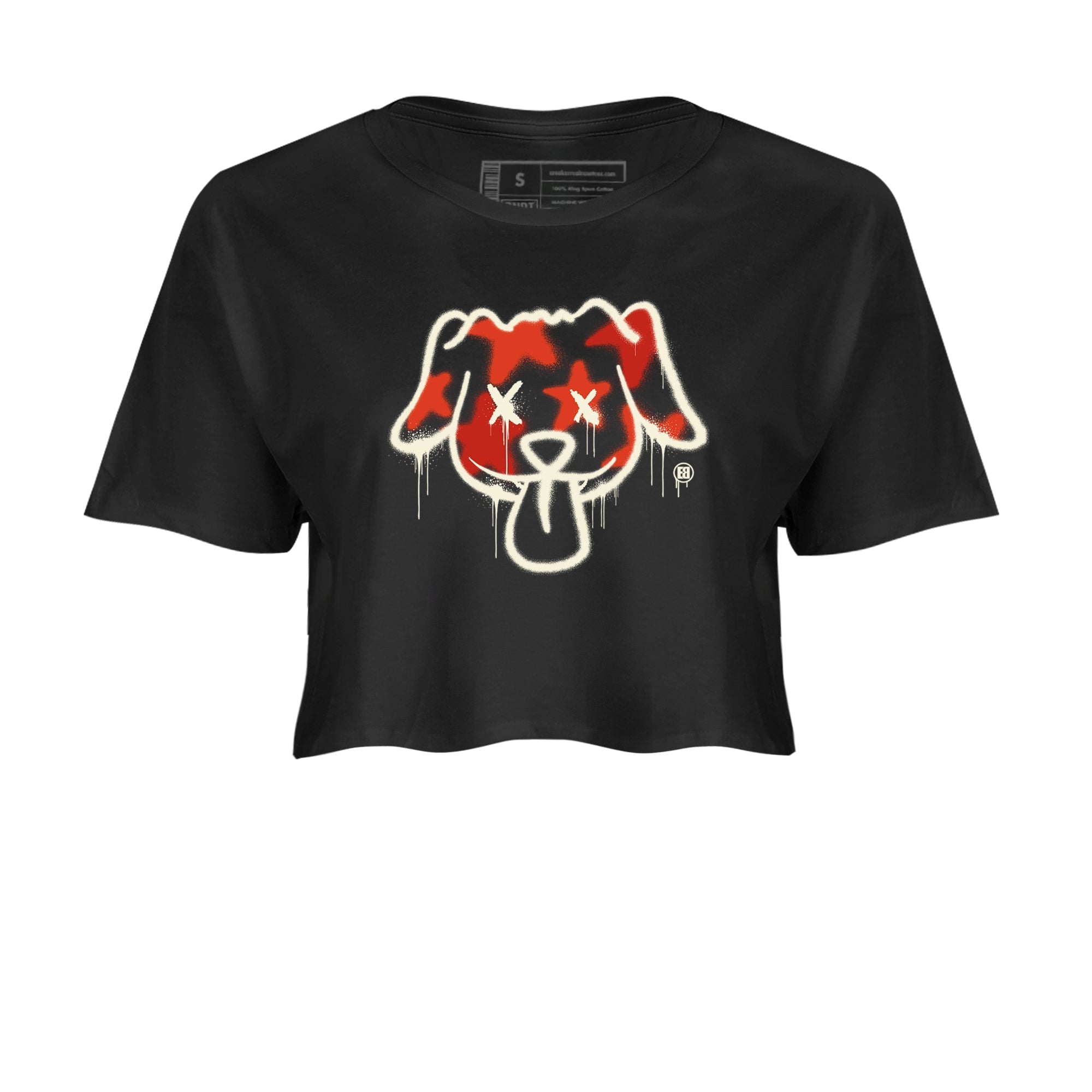 Graffiti Dog snkmatch Women's Top - Air Jordan 4 Brick By Brick