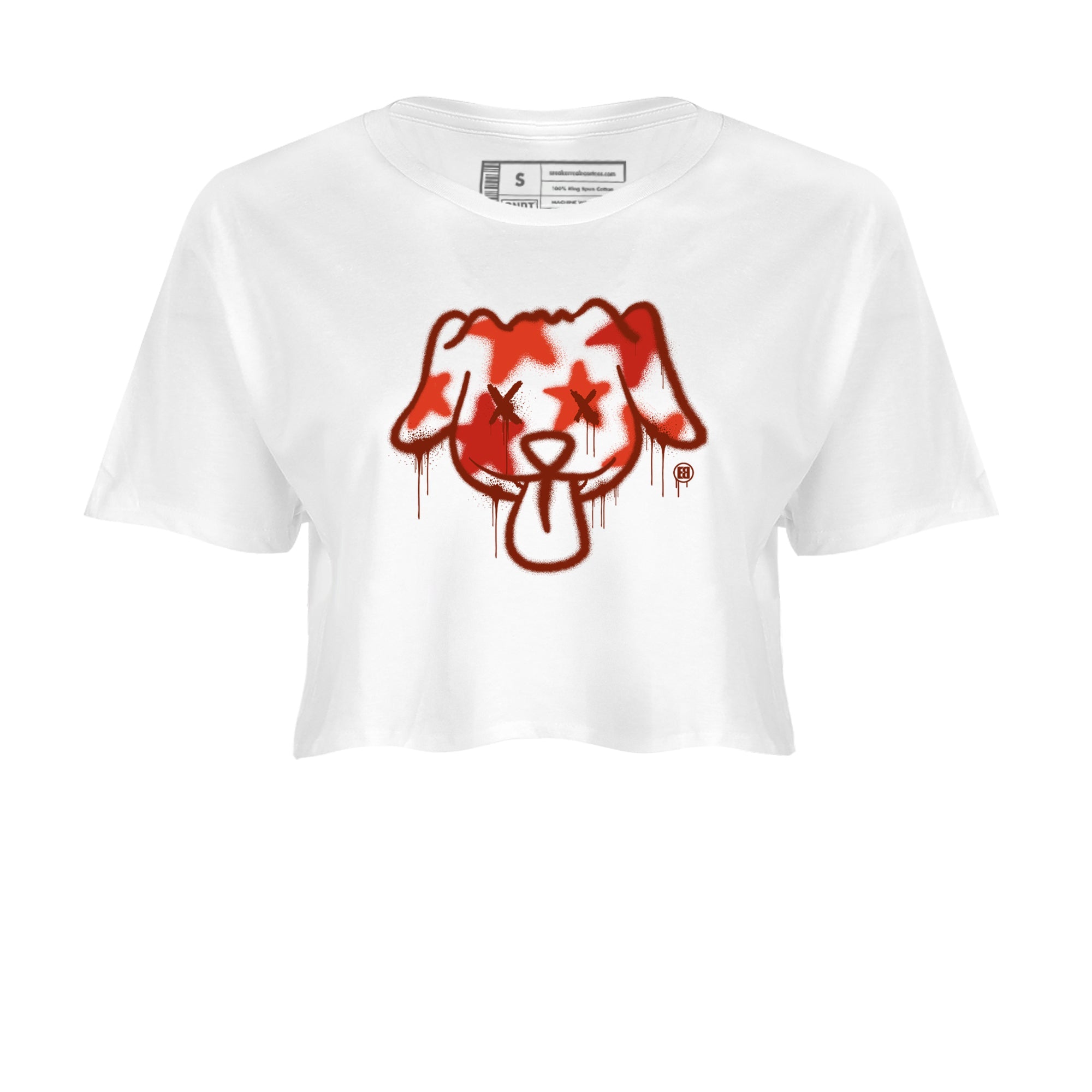 Graffiti Dog snkmatch Women's Top - Air Jordan 4 Brick By Brick