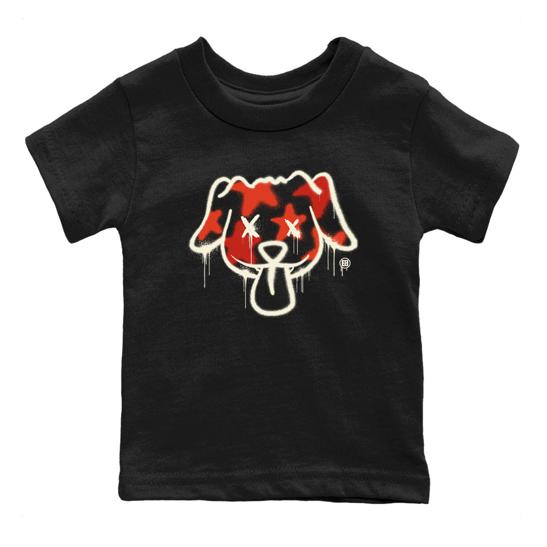 Graffiti Dog snkmatch Tees Kids - Air Jordan 4 Brick By Brick
