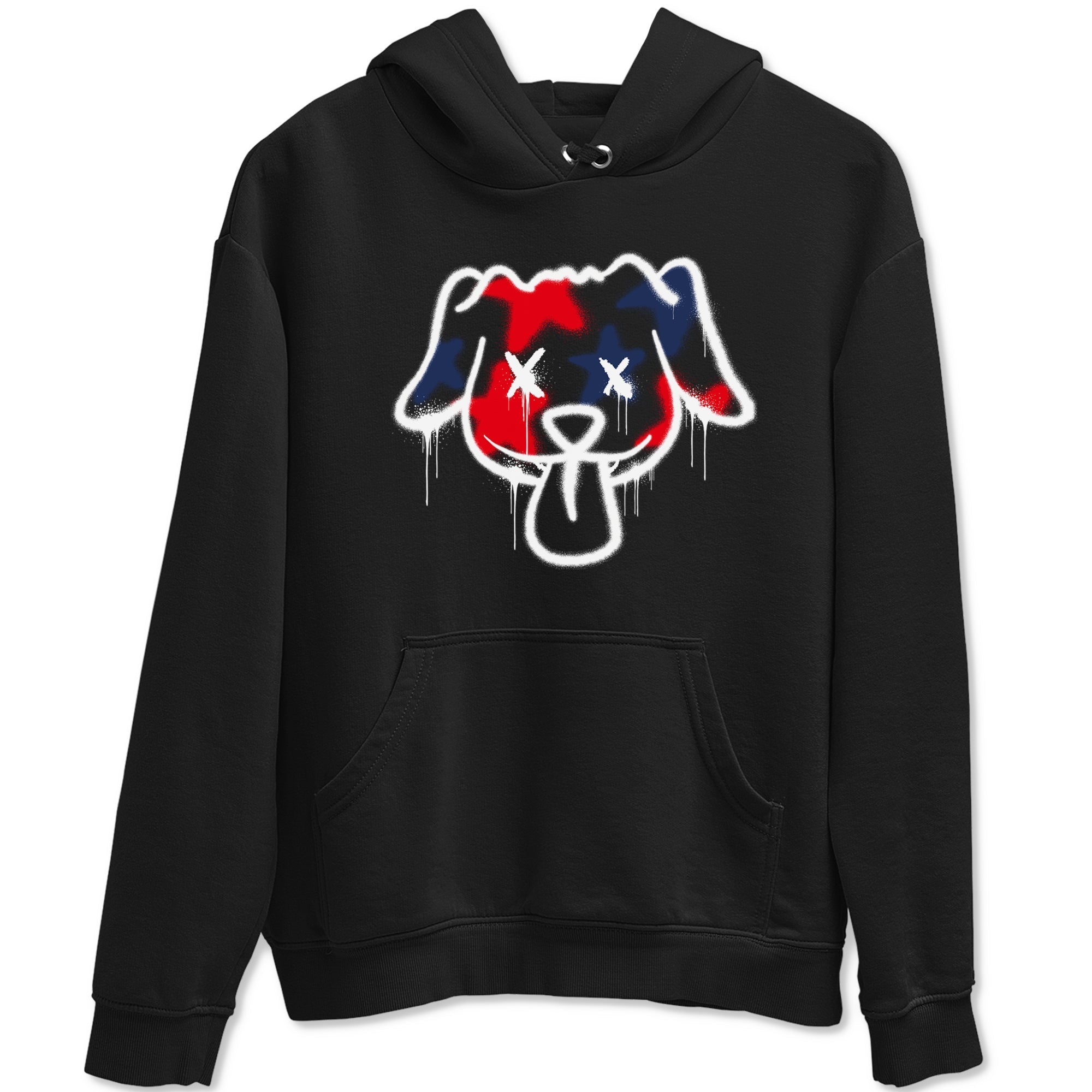 Graffiti Dog snkmatch Tees - Air Jordan 6 White And Midnight Navy