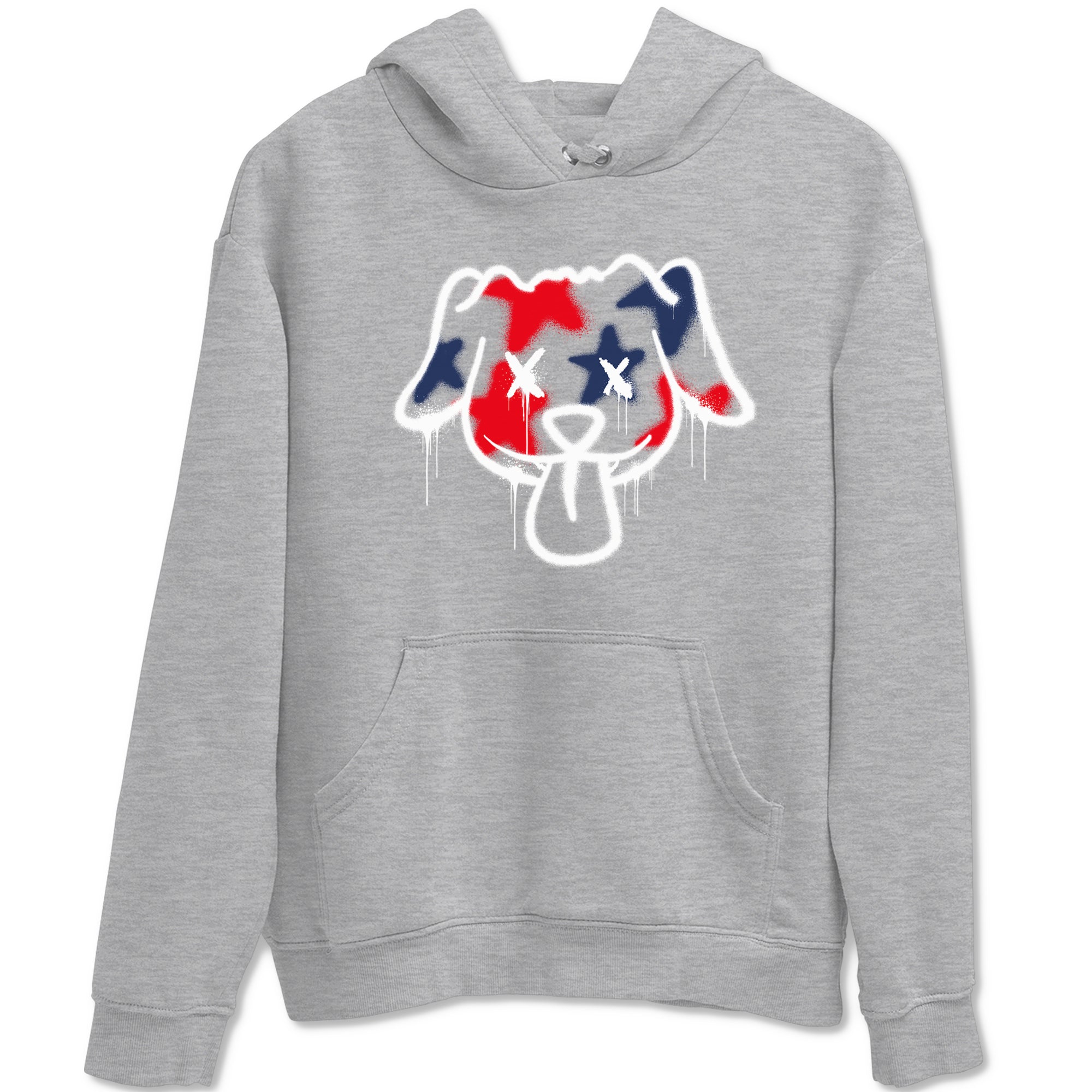 Graffiti Dog snkmatch Tees - Air Jordan 6 White And Midnight Navy