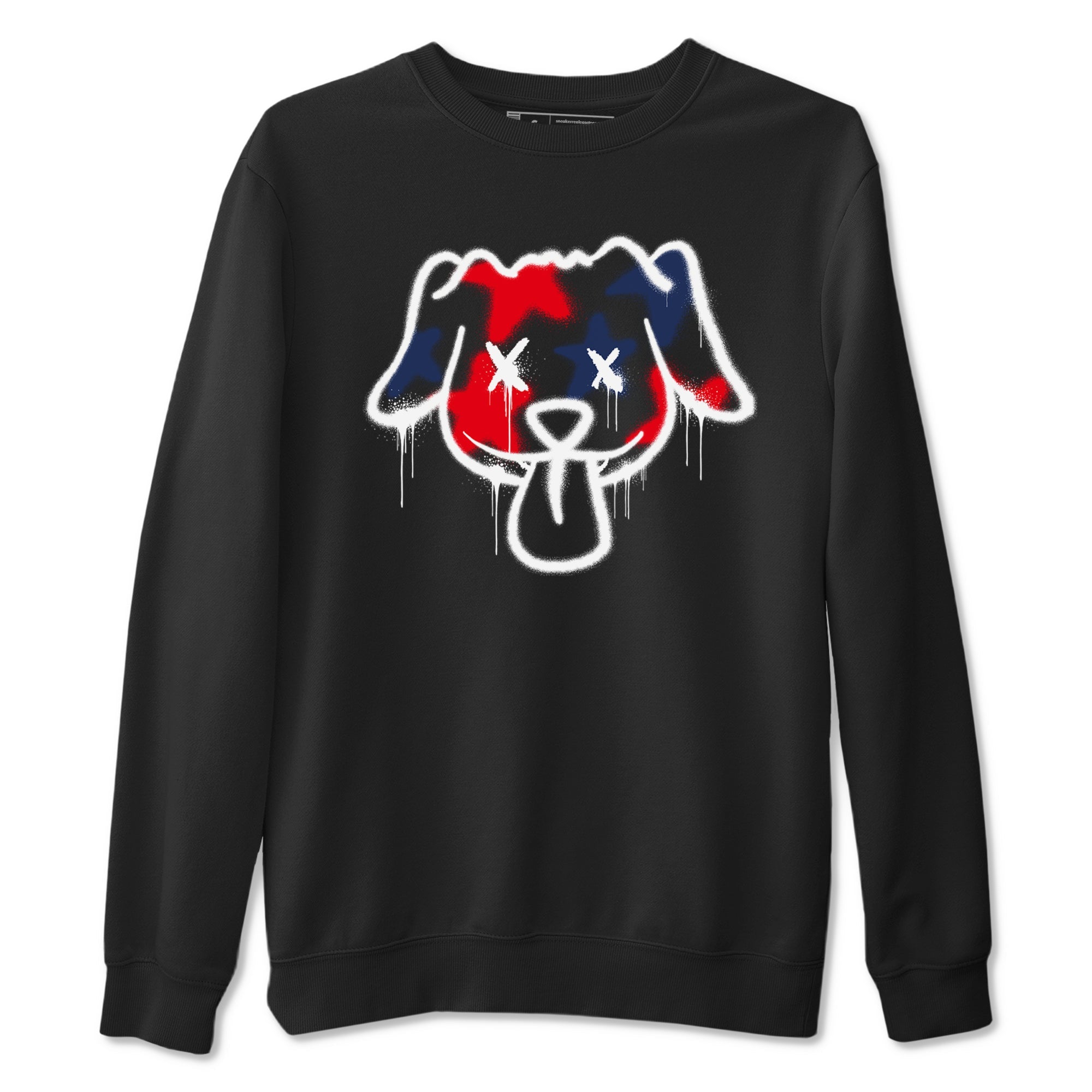 Graffiti Dog snkmatch Tees - Air Jordan 6 White And Midnight Navy