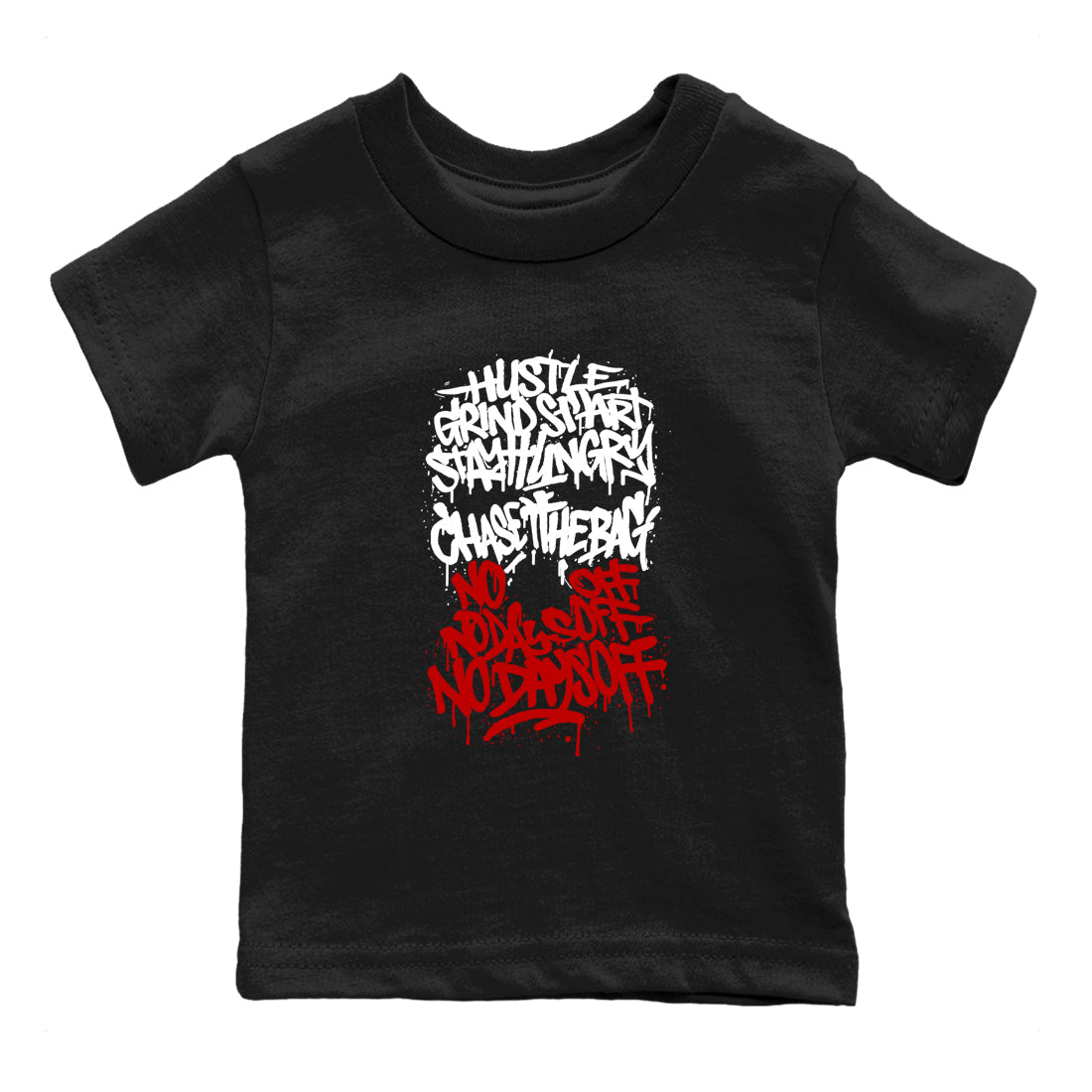 Graffiti Scream snkmatch Tees Kids - Air Jordan 11 Bred