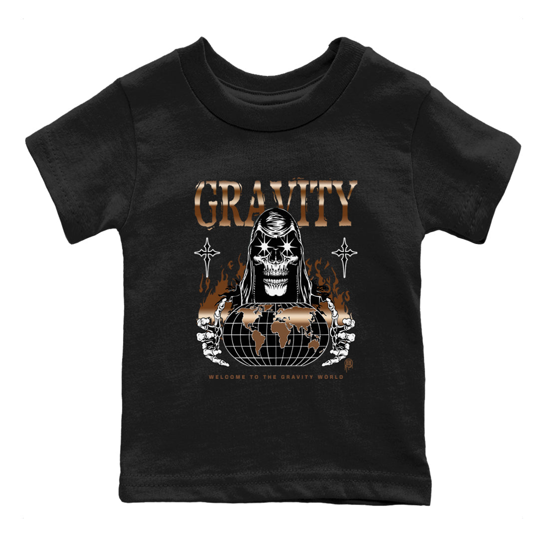 Gravity snkmatch Tees Kids - Air Foamposite One Metallic Copper