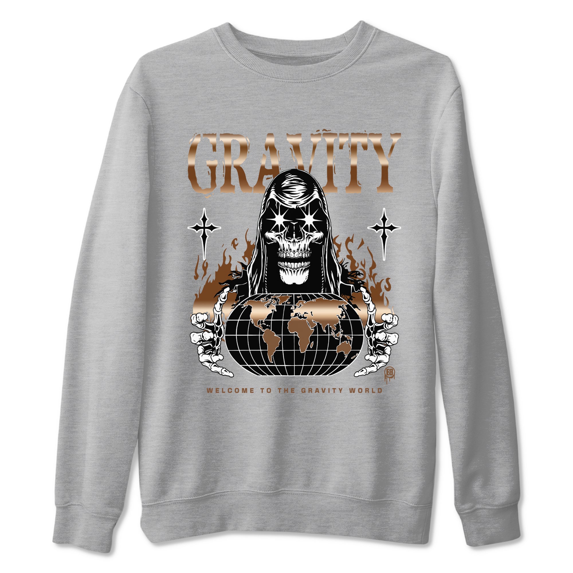 Gravity snkmatch Tees - Air Foamposite One Metallic Copper