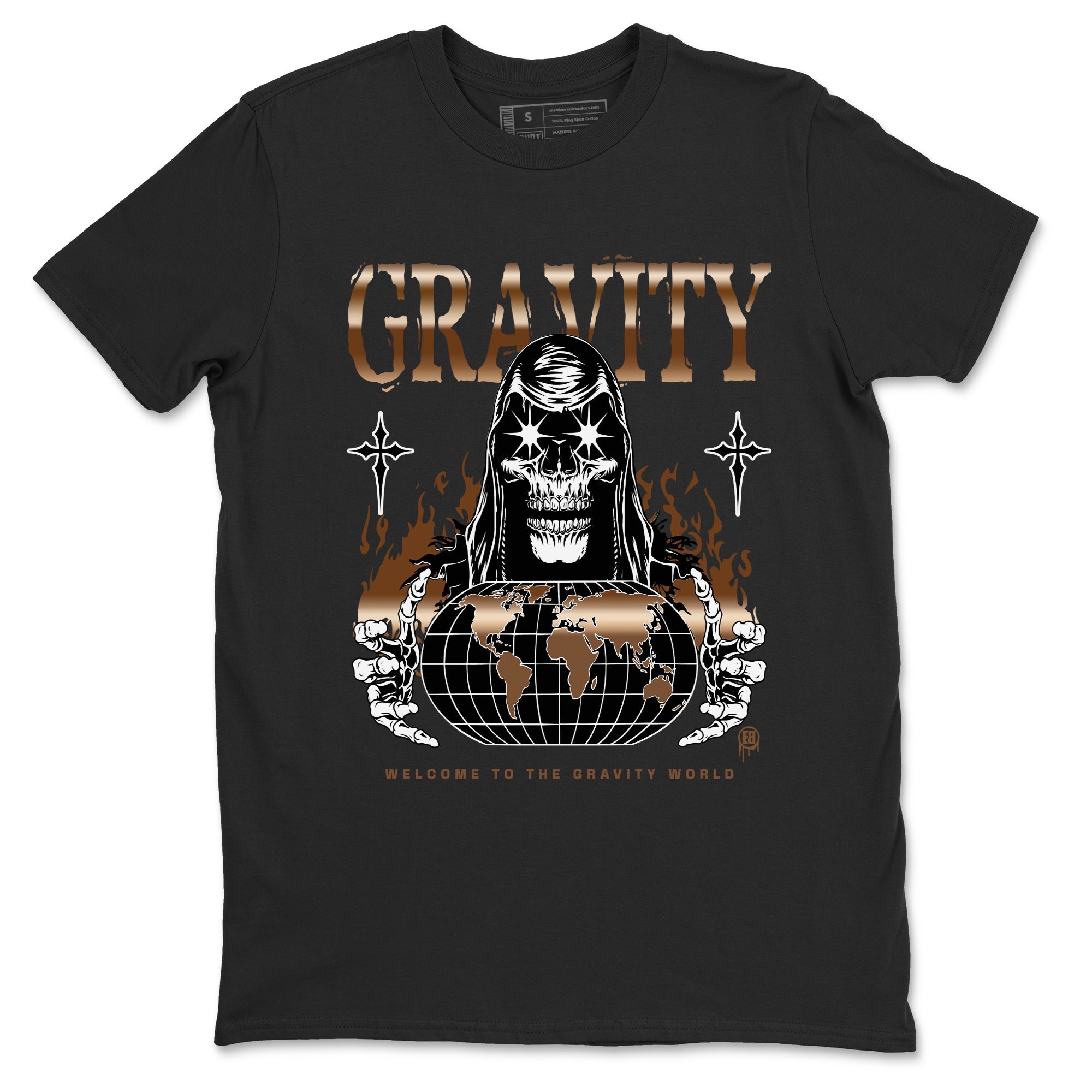 Gravity snkmatch Tees - Air Foamposite One Metallic Copper