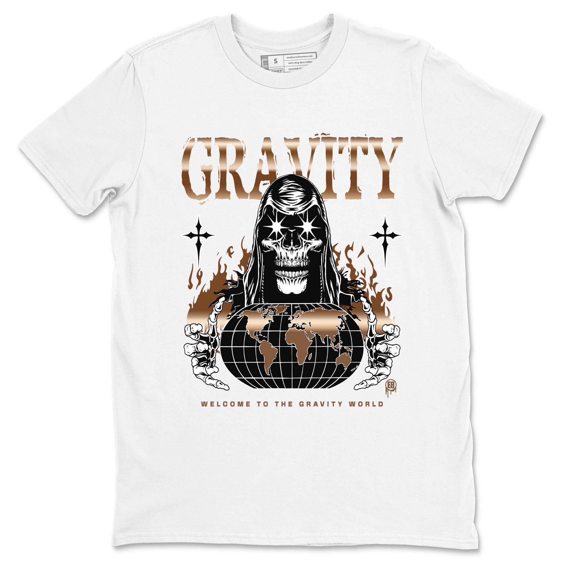 Gravity snkmatch Tees - Air Foamposite One Metallic Copper