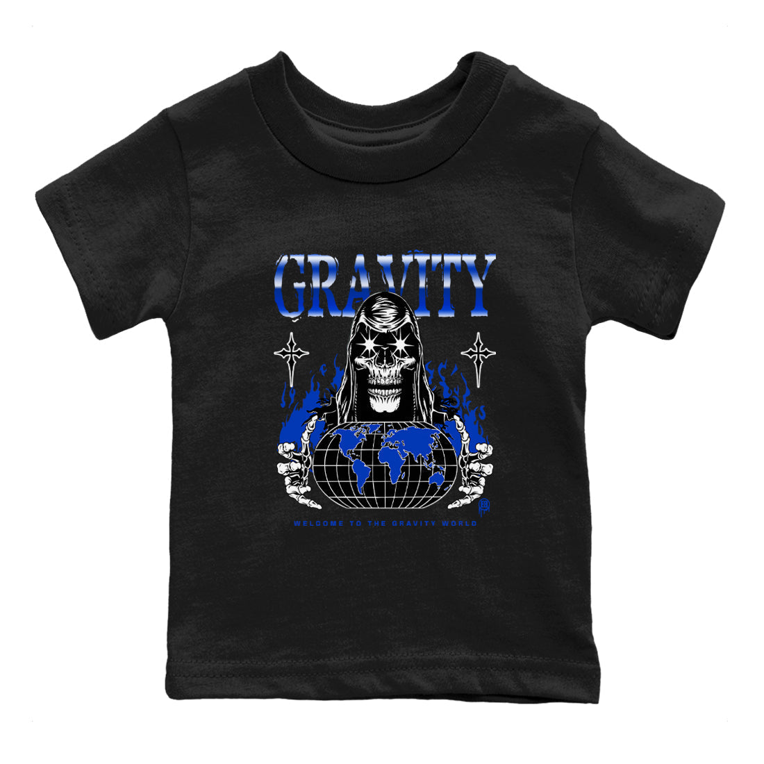 Gravity snkmatch Tees Kids - Air Foamposite One Royal