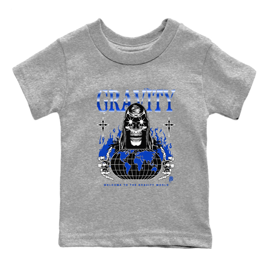 Gravity snkmatch Tees Kids - Air Foamposite One Royal