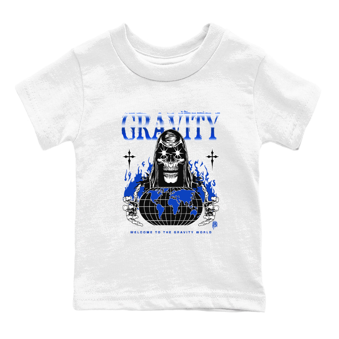 Gravity snkmatch Tees Kids - Air Foamposite One Royal